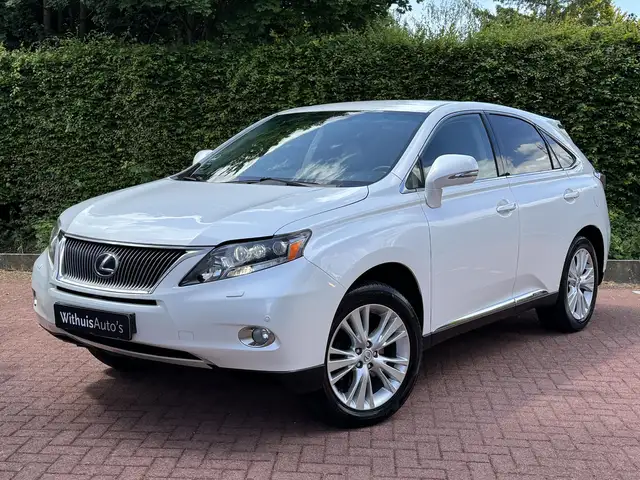 Lexus RX 450h Pearl-white/Zwart leder LED