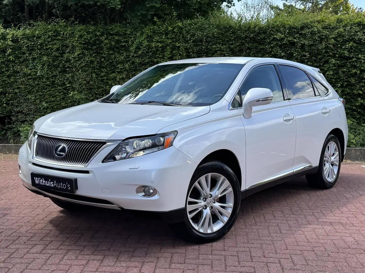 Lexus RX 450h Pearl-white/Zwart leder LED Youngtimer Blanc - 1