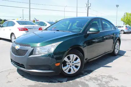 Green 2014 Chevrolet Cruze Sedan Front-Wheel Drive Automatic