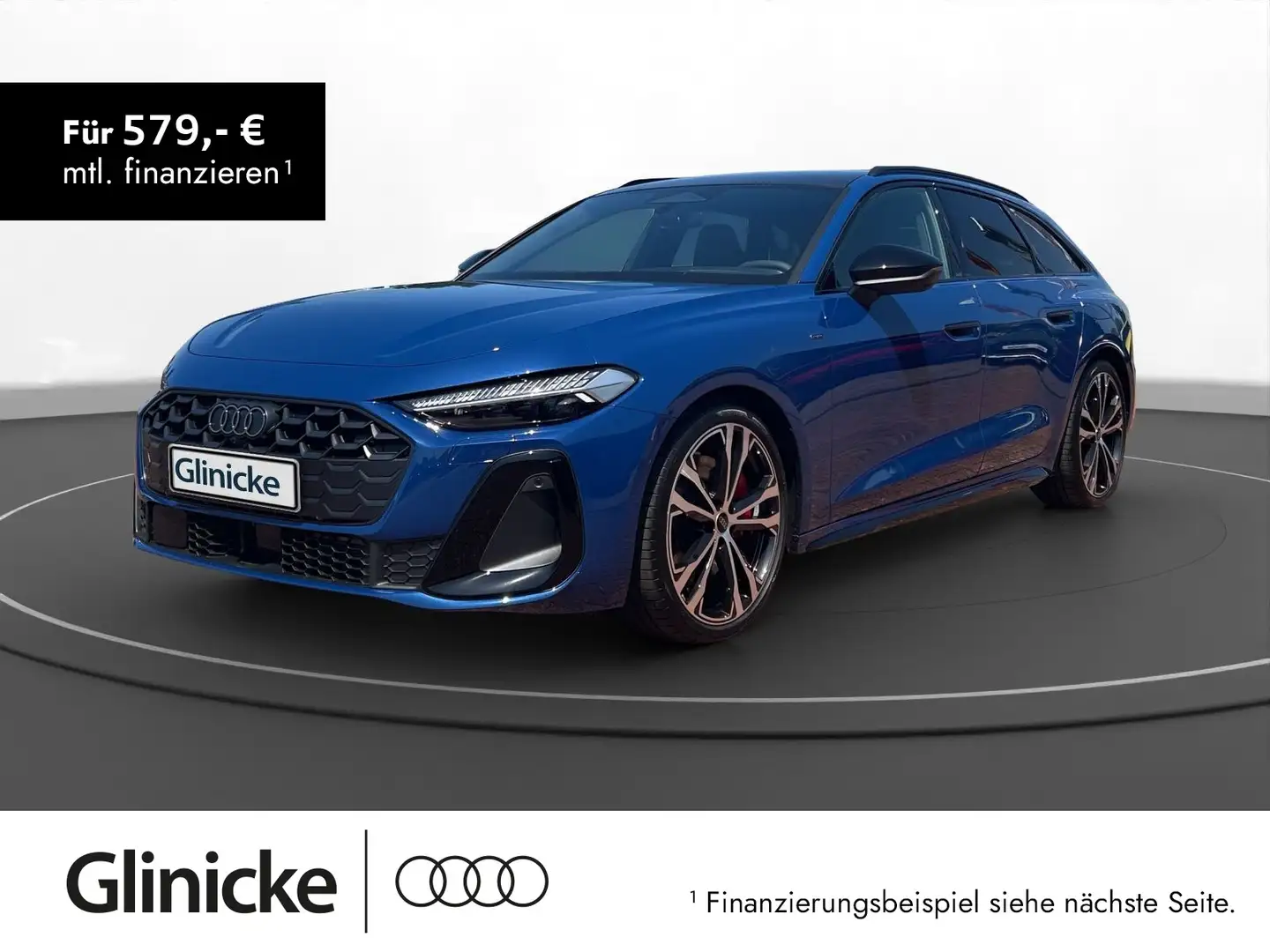 Audi A5 e-hybrid QUATTRO+TECHPRO+PANO+B&O+HUD Bleu - 1