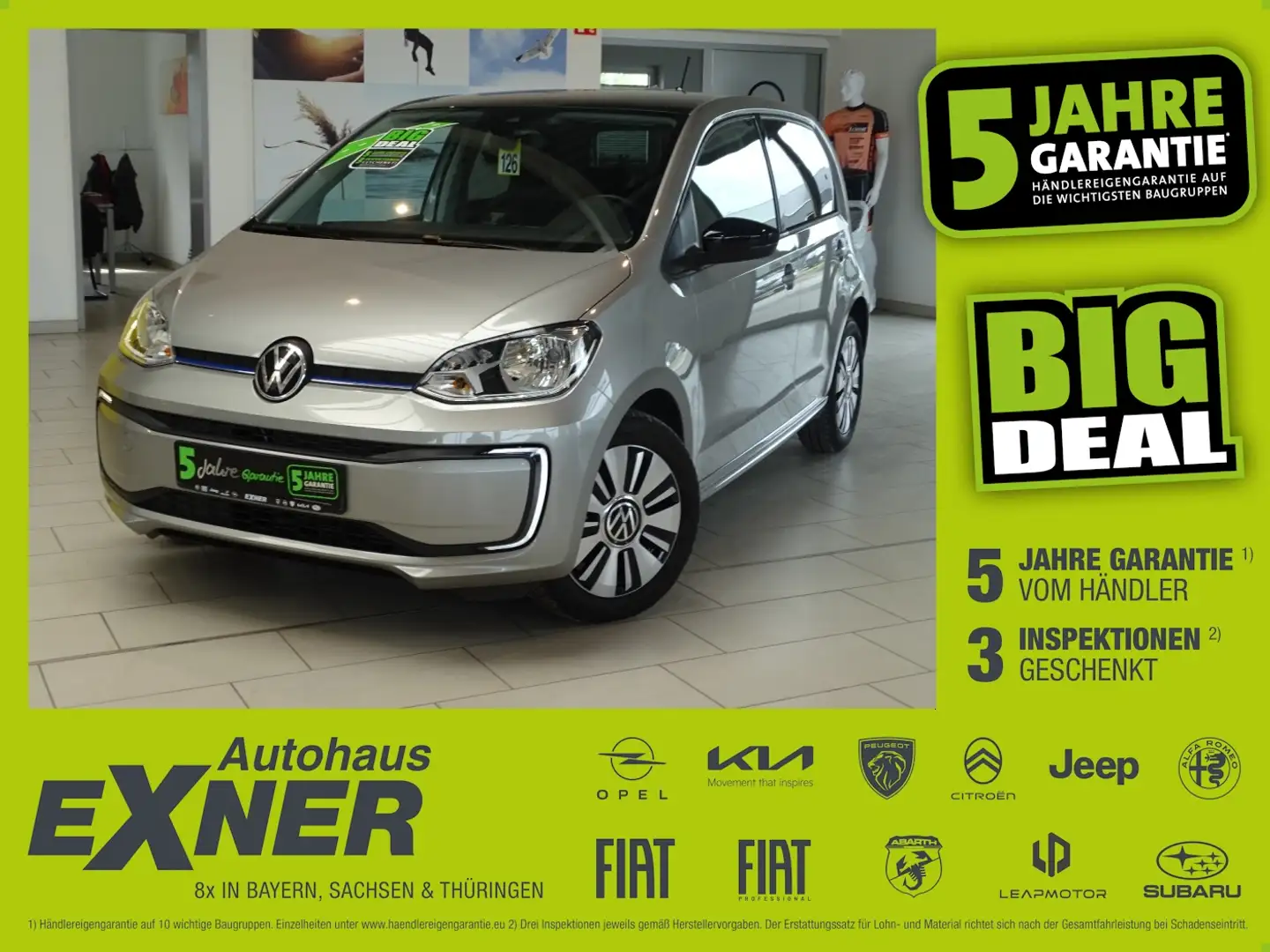 Volkswagen up! e - STYLE PLUS 5-türig Sitzheiz, Parkpilot, Stříbrná - 1