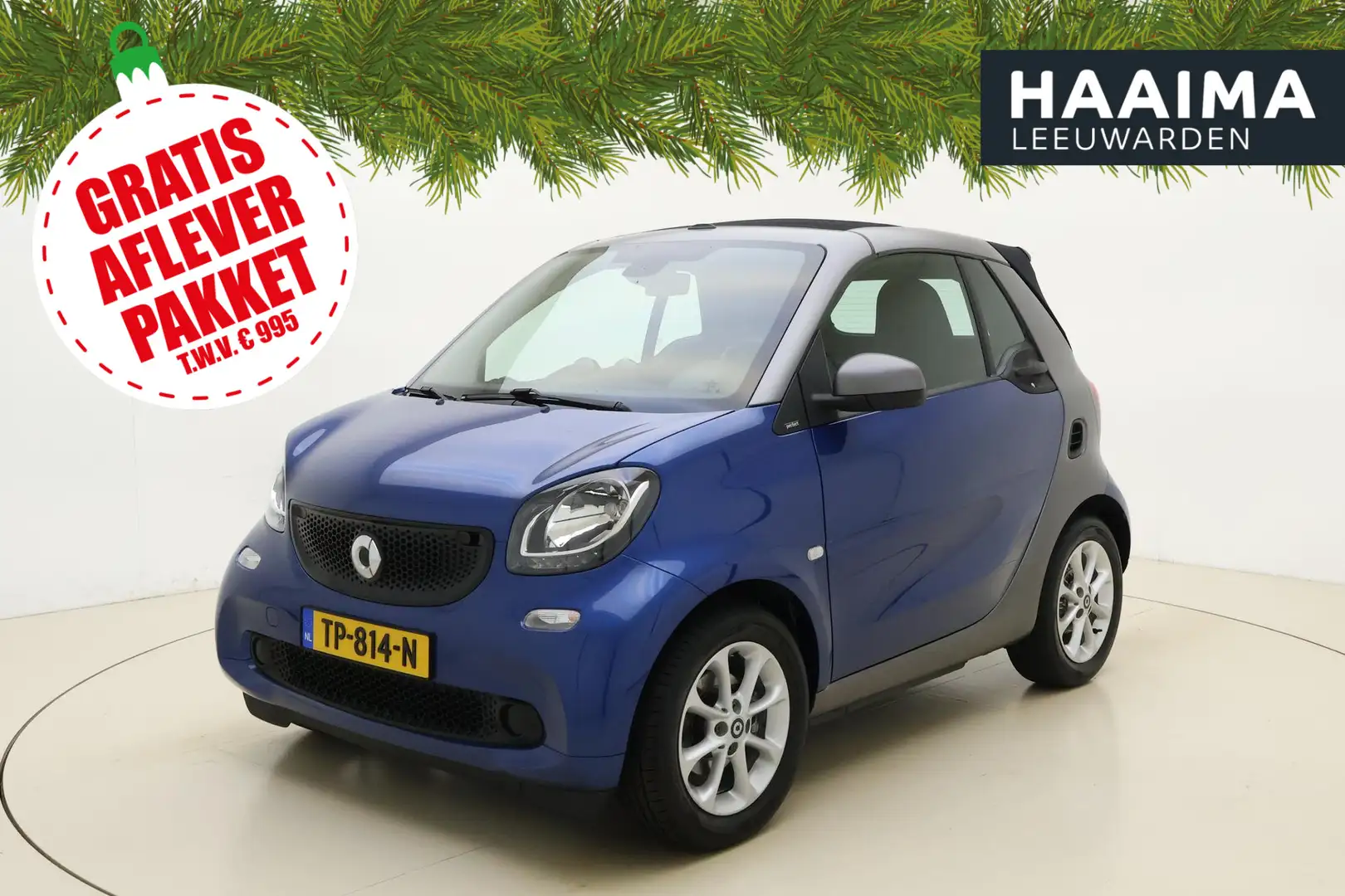 smart forTwo cabrio 1.0 Perfect Automaat Cabriolet | Climate co Bleu - 1