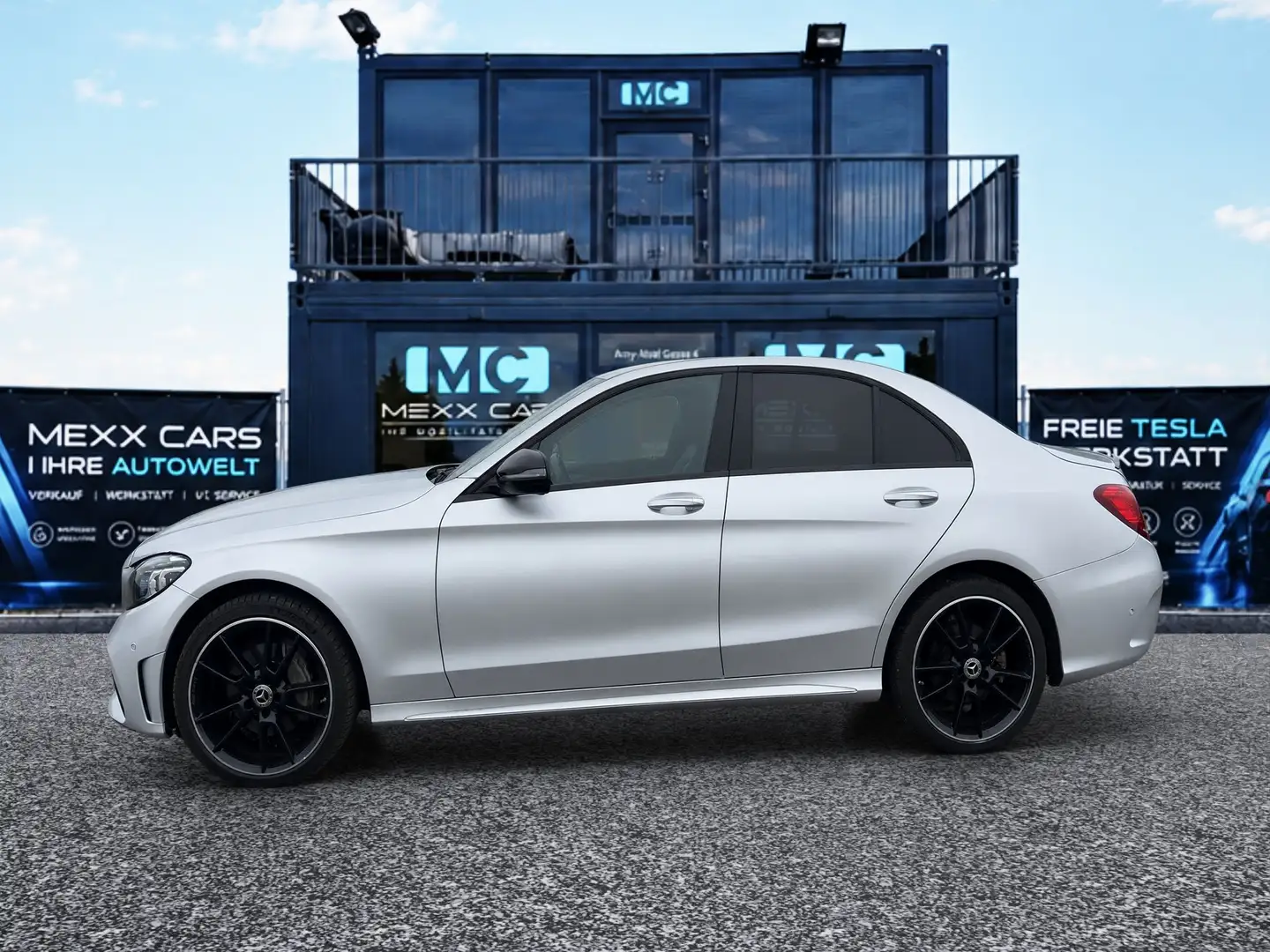 Mercedes-Benz C 220 d 4MATIC AMG | PANO | DISTRONIC | 360° | BURMESTER Silber - 2
