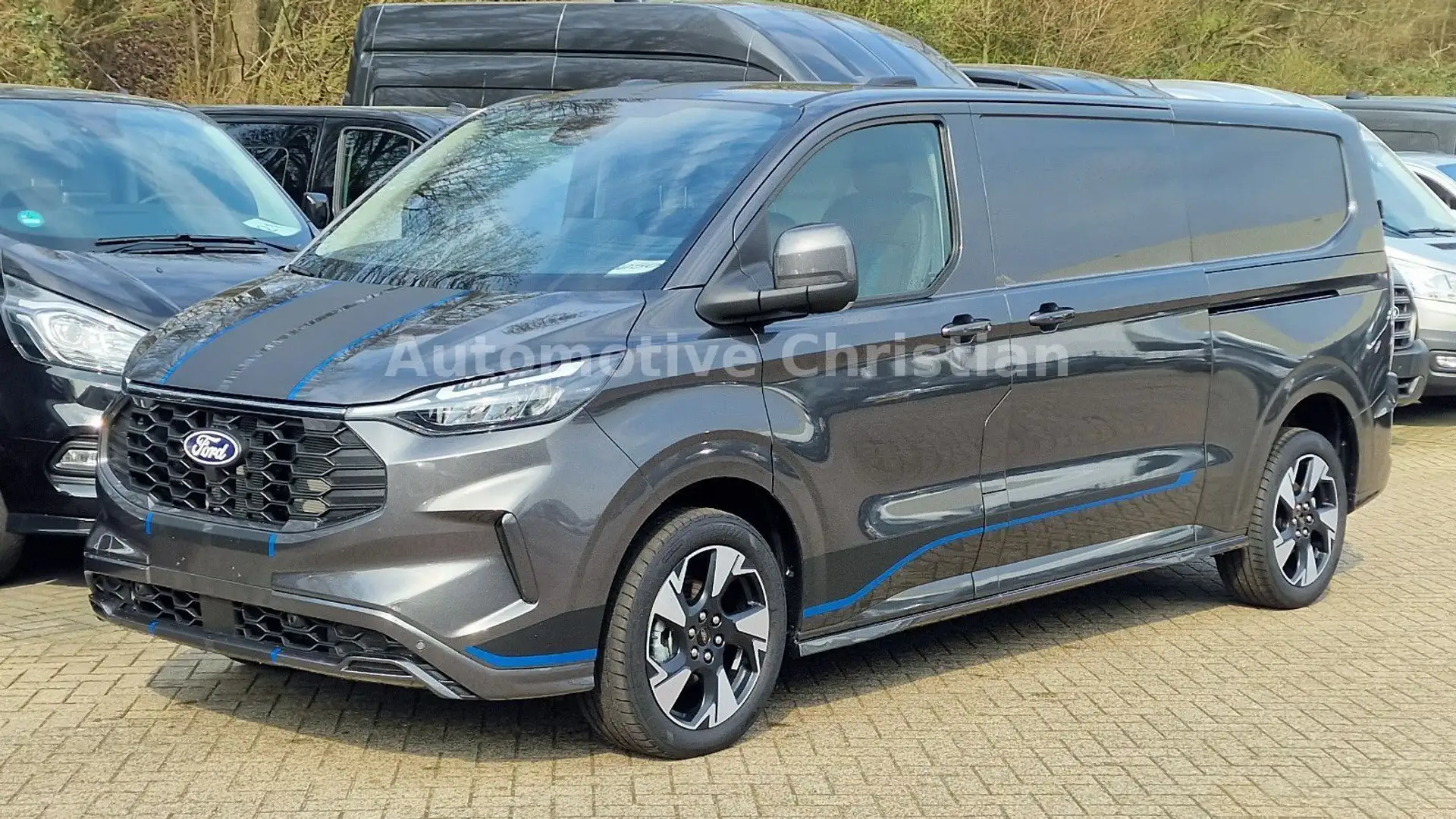Ford Transit Custom Transit 320 170 L2 SPORT AUT/KAM/ACC/5J.Gar Gris - 1