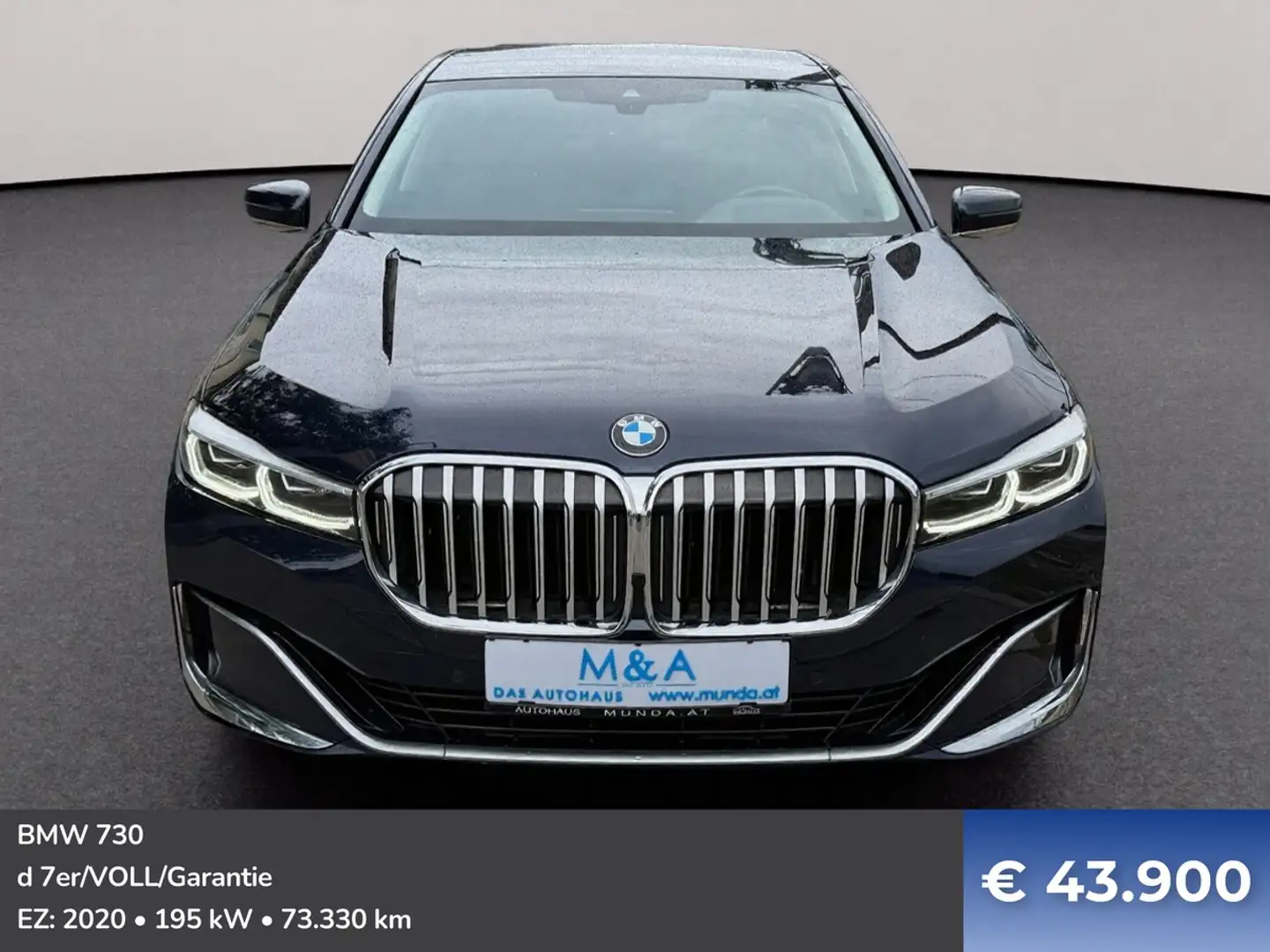 BMW 730 d 7er/VOLL/Garantie Blau - 2