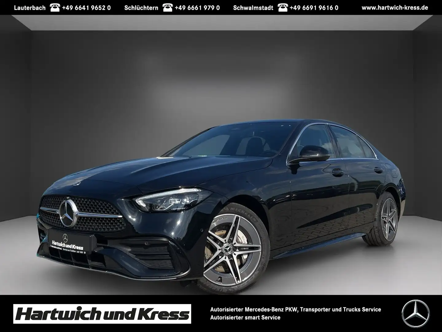 Mercedes-Benz C 300 C 300 e AMG Line+LED+Kamera+Totwinkel+Ambientebel. Zwart - 1