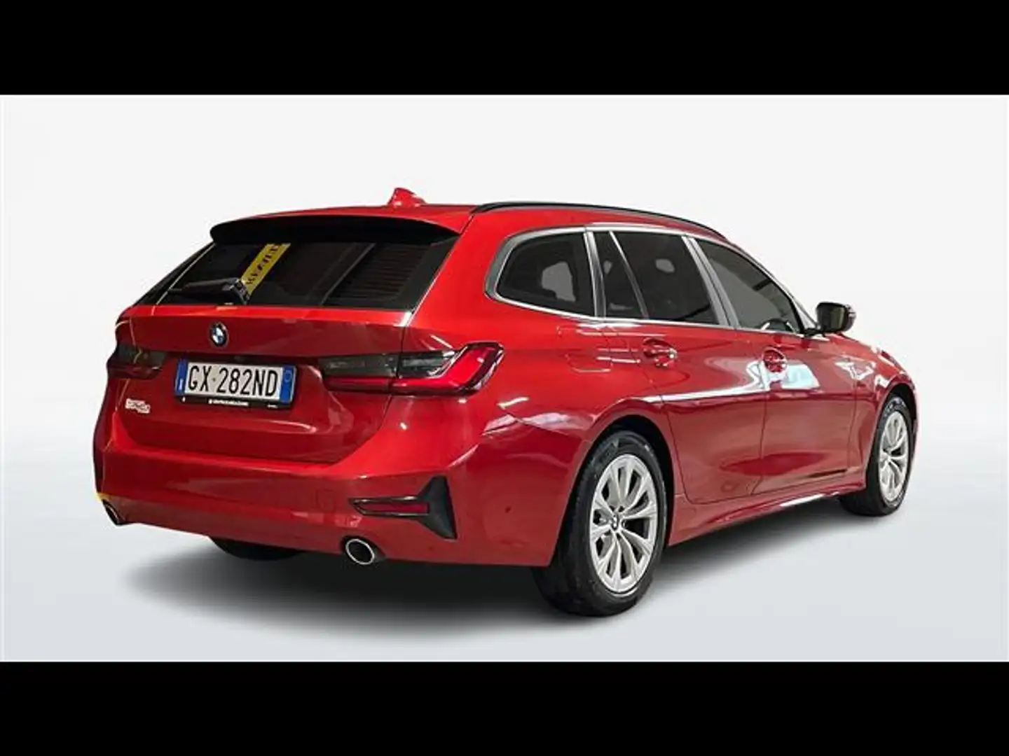 BMW 318 Serie 3 Touring 318d Mild Hybrid 48V Business Adva Rosso - 2