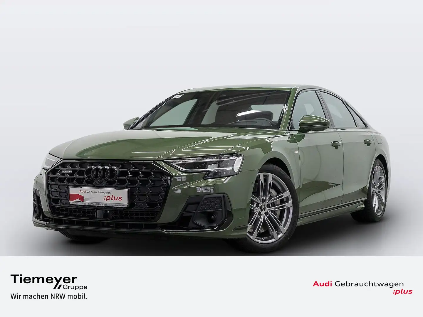 Audi A8 60 TFSIe Q 2x S LINE LM20 4xMASSAGE ASSIST B& Zöld - 1