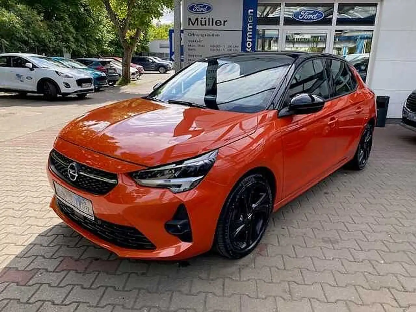 Opel Corsa GS Line 1.2 Turbo, LED-SW,Teilleder,PDC Arancione - 1