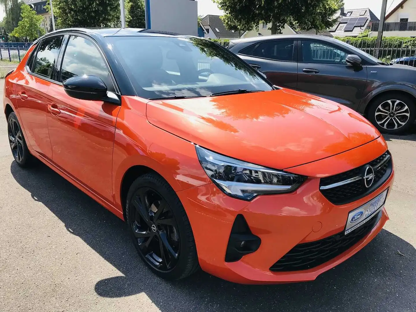 Opel Corsa GS Line 1.2 Turbo, LED-SW,Teilleder,PDC Orange - 1
