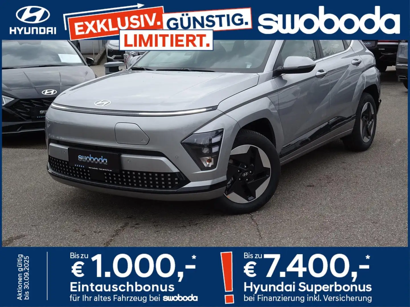 Hyundai KONA EV Smart Line 48,4 kWh k5es1-OP7 Argent - 1