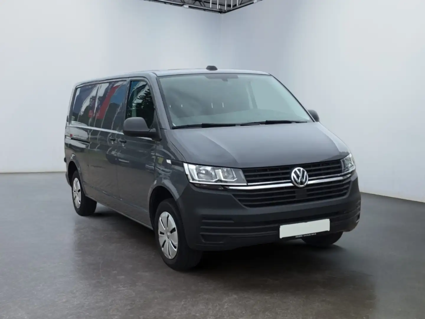 Volkswagen T6 Transporter 2.0TDI LR Klima PDC Vorber. AHK Grau - 2