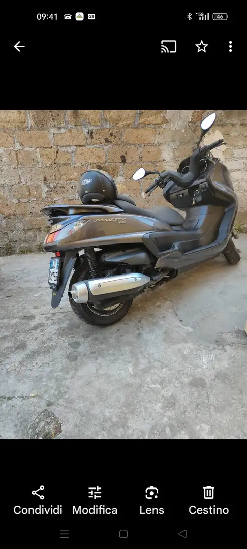 Yamaha Majesty 400 Plateado - 1