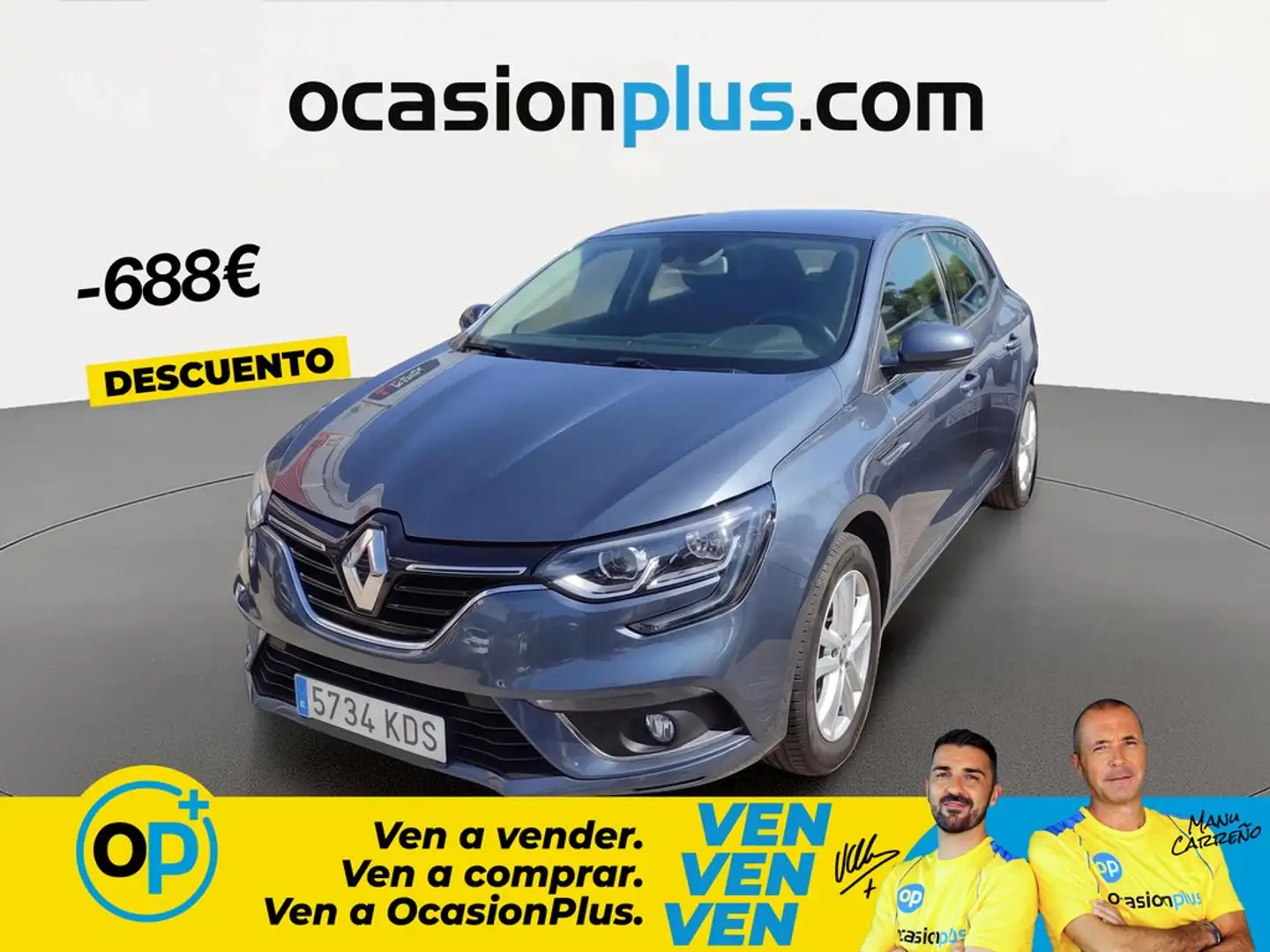 Renault Megane 1.5dCi Energy Business 66kW Gris - 1