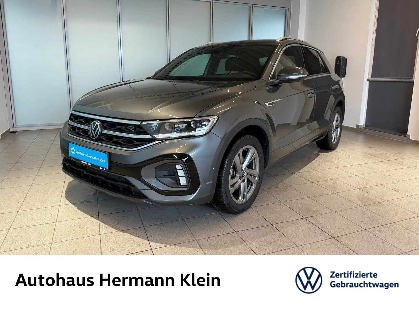 Volkswagen T-Roc 1.5 TSI R-Line DSG AHK, ACC, Navi Silber - 1