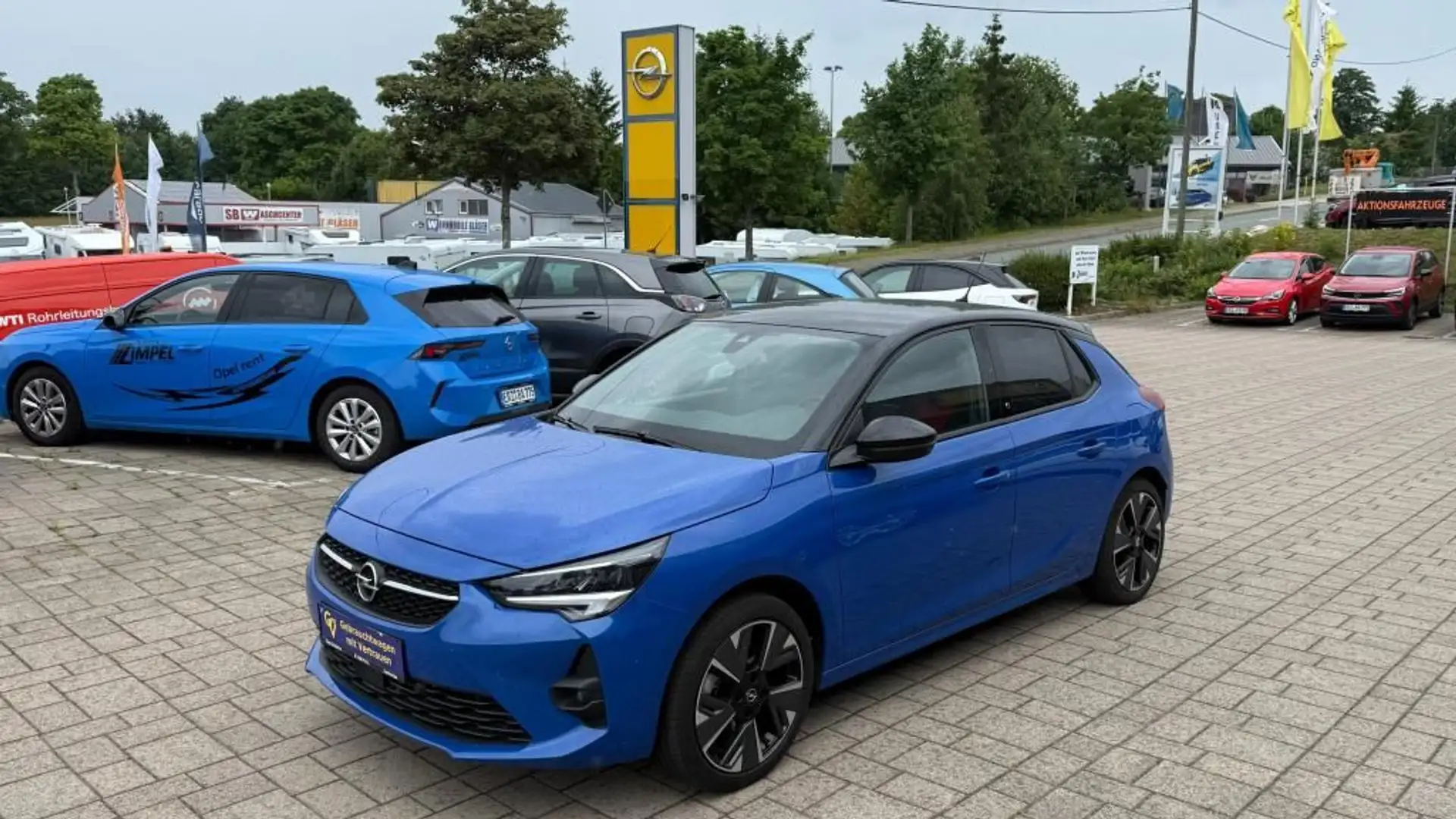 Opel Corsa -e 136 PS Klimaautomatik, DAB, LED Blau - 1