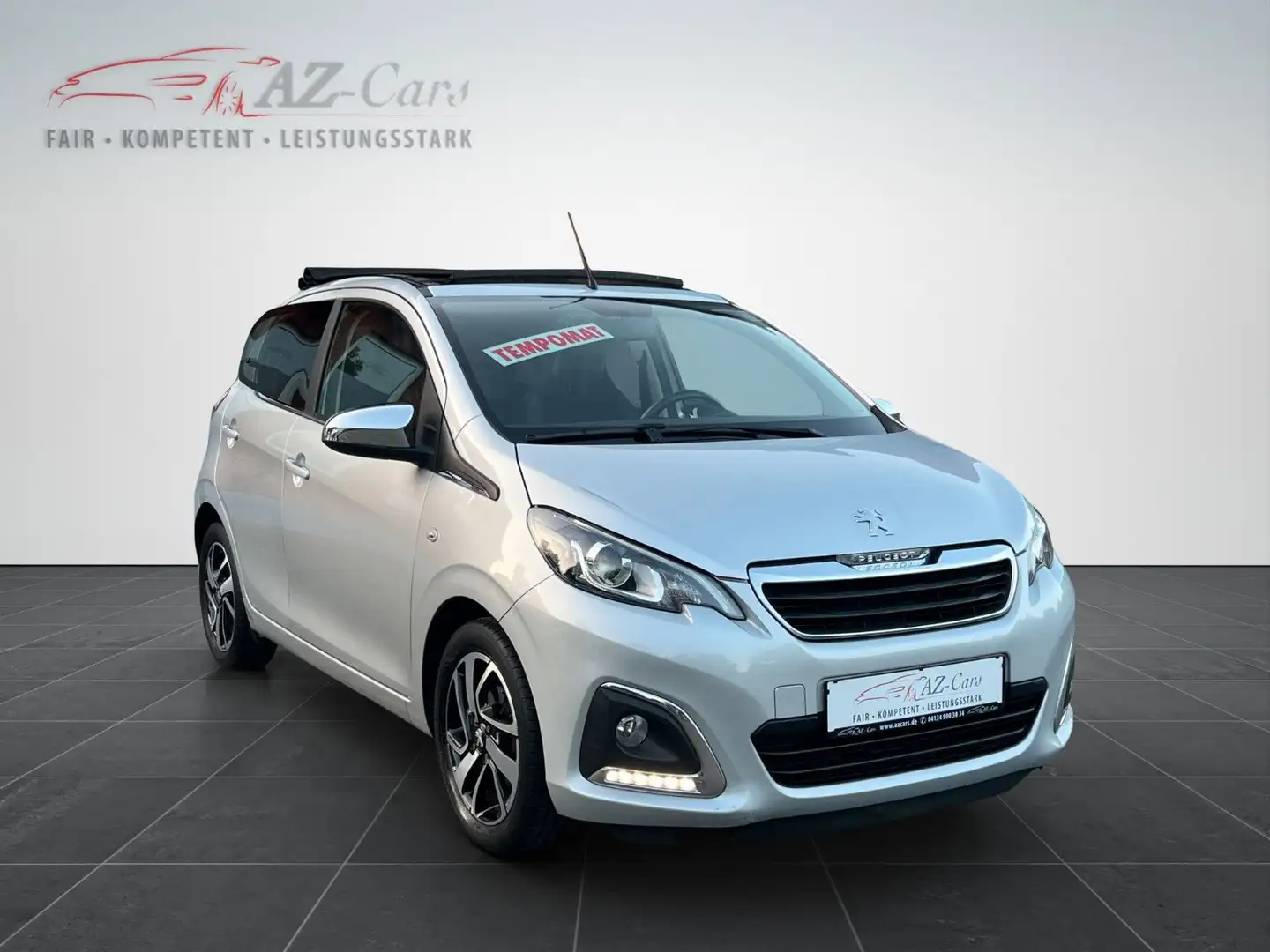 Peugeot 108 TOP Allure*FALTDACH*KAMERA*SITZHEIZG.*TEMPO* Grau - 1