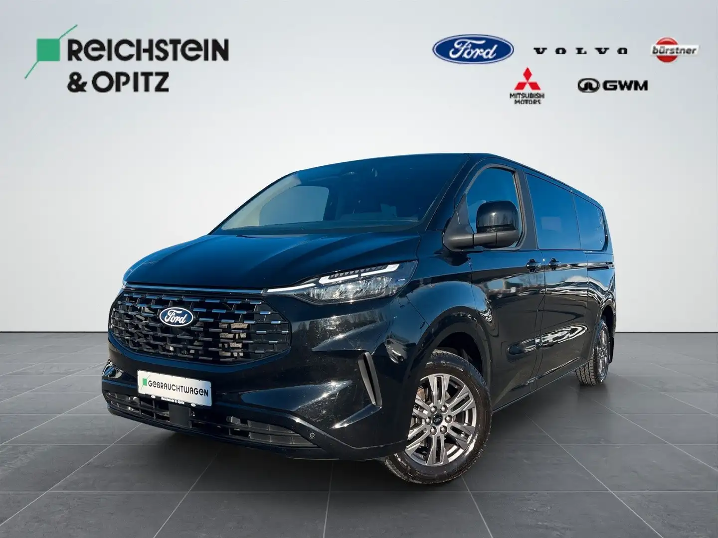 Ford Tourneo Custom 2.0 EcoBlue 320 L2 Titanium Autom Schwarz - 1