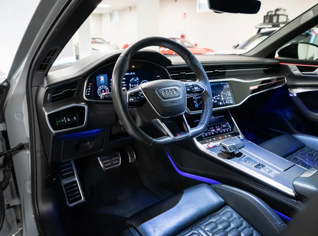 Audi RS6 Avant 4.0 TFSI V8 quattro -FRENI CARBO-IVA ESPOSTA, миниатюра 7