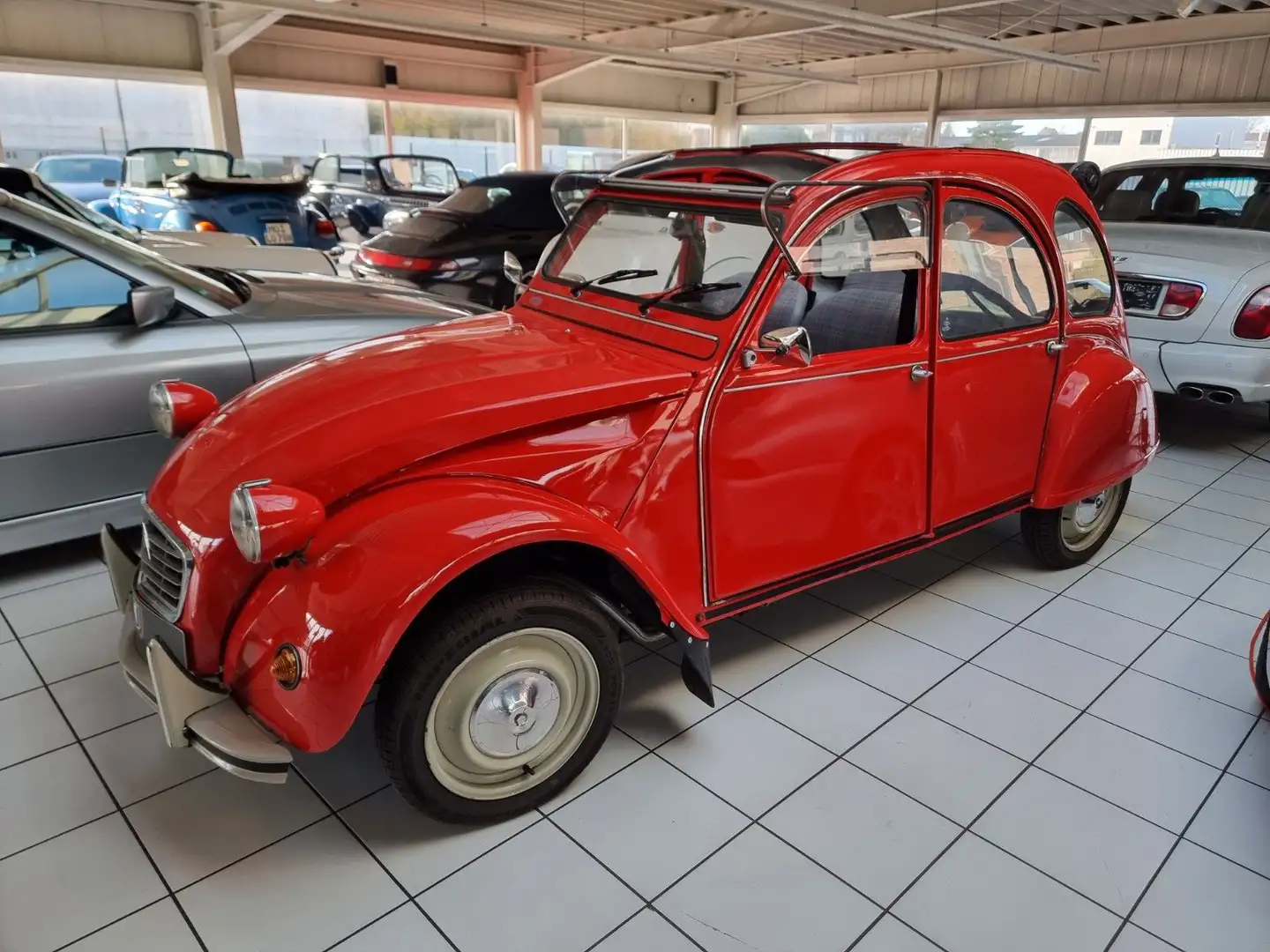 Citroen 2CV /Komplett restauriert mit Dokumentation Kırmızı - 1