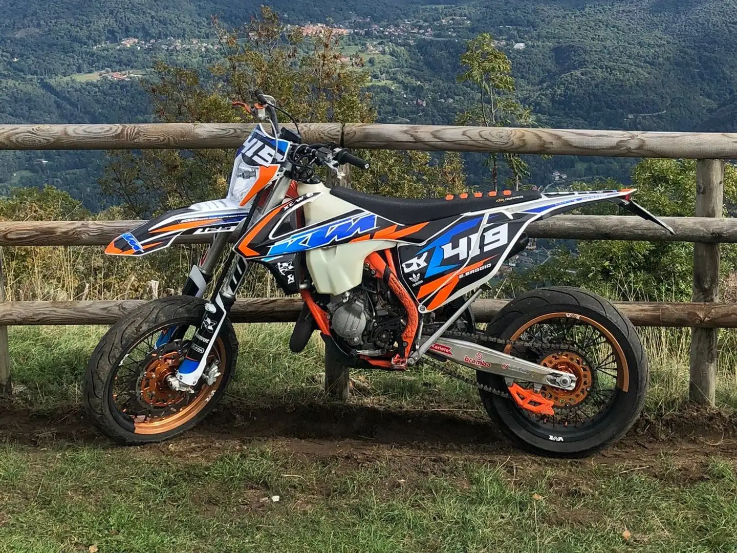 KTM 125 EXC Blu/Azzurro - 1