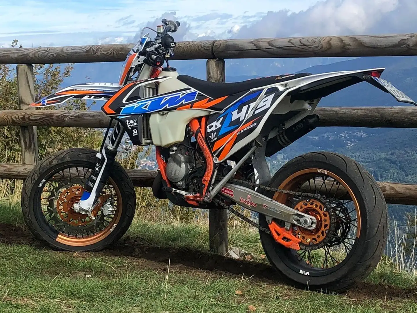 KTM 125 EXC Blu/Azzurro - 2