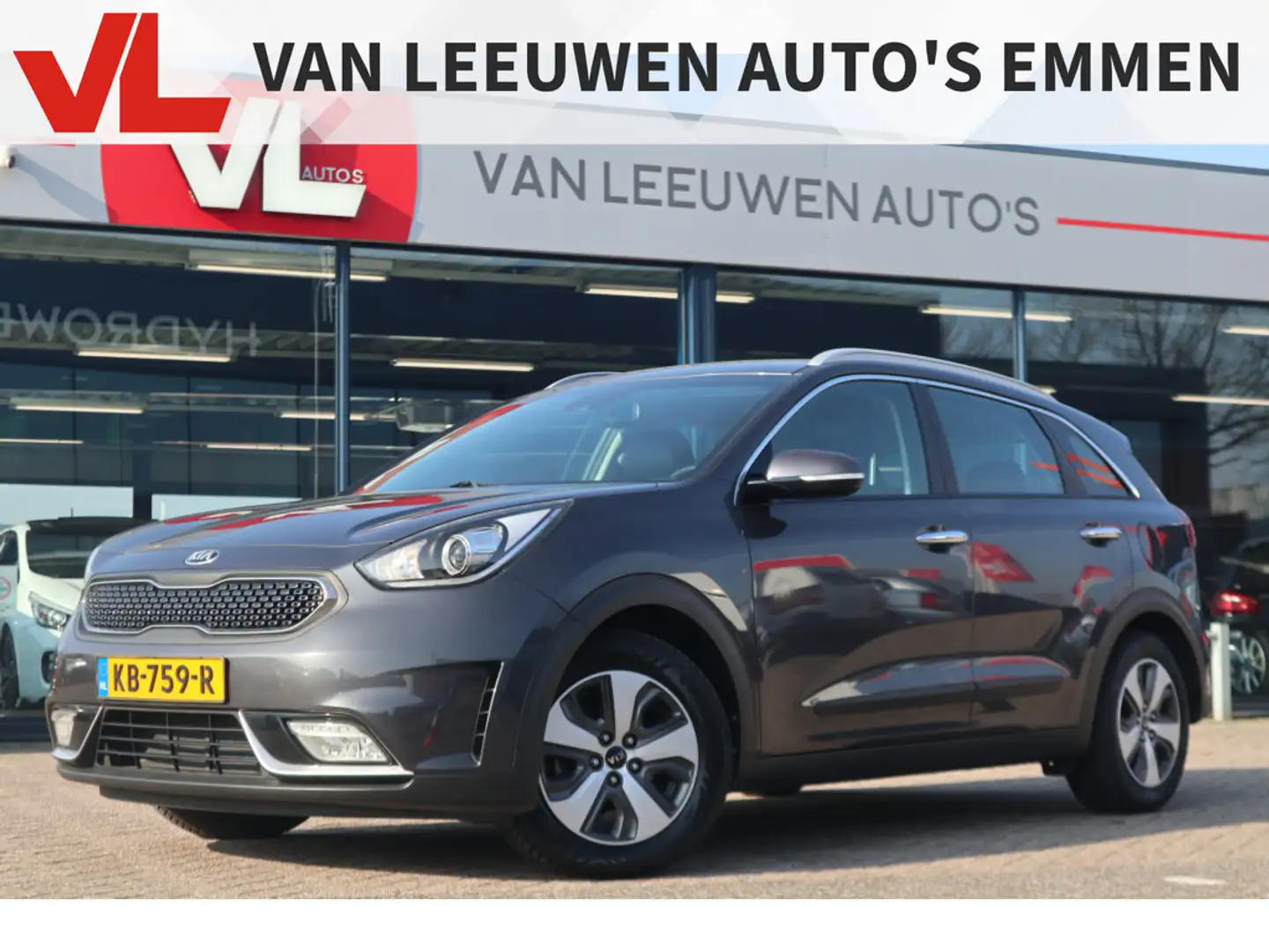 Kia Niro 1.6 GDi Hybrid First Edition | Zo Mee | Lees Tekst Grijs - 1