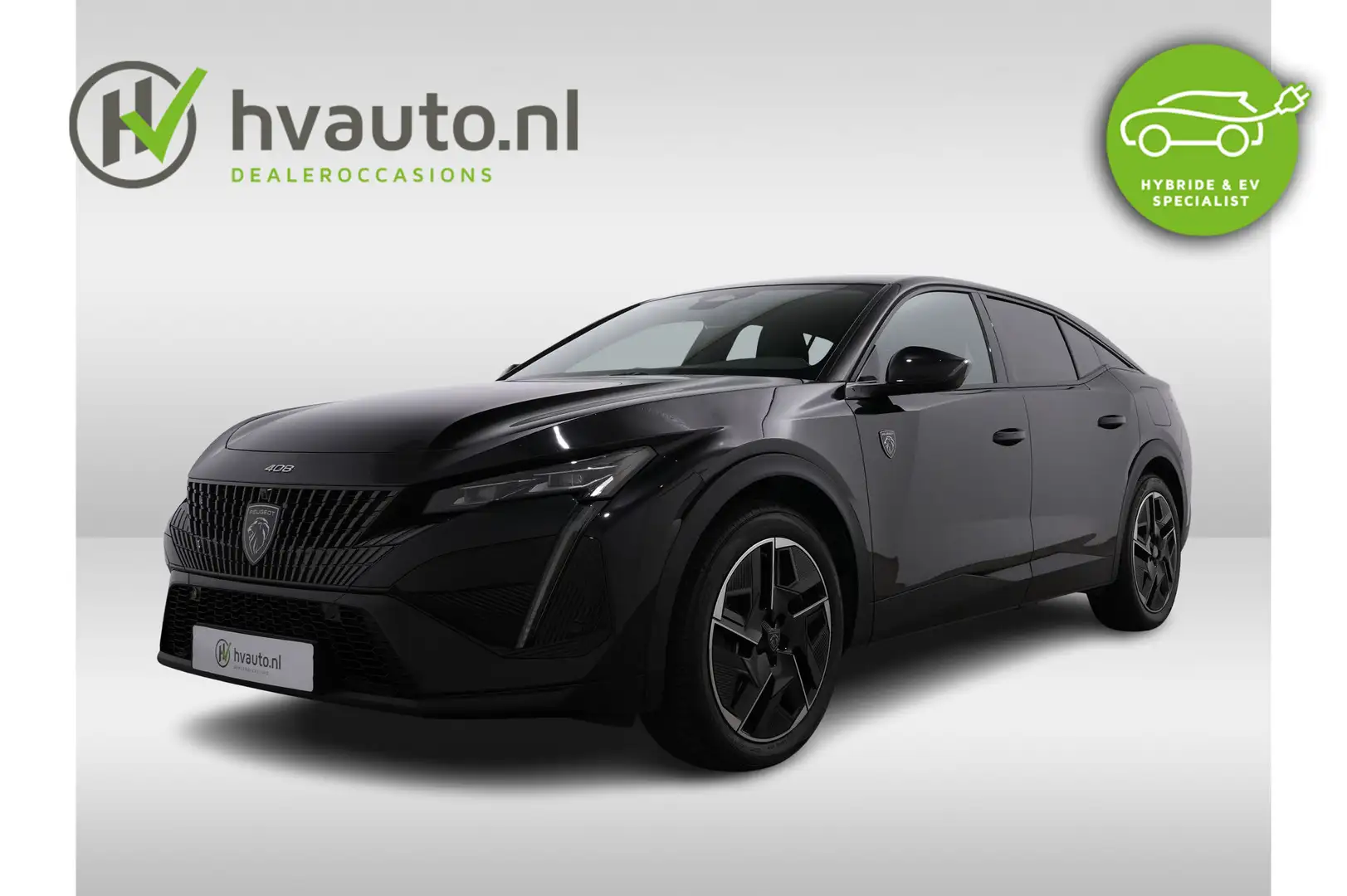 Peugeot 408 1.6 HYBRID GT 180 EAT8 | Nappa Leder | Nightvision Zwart - 1