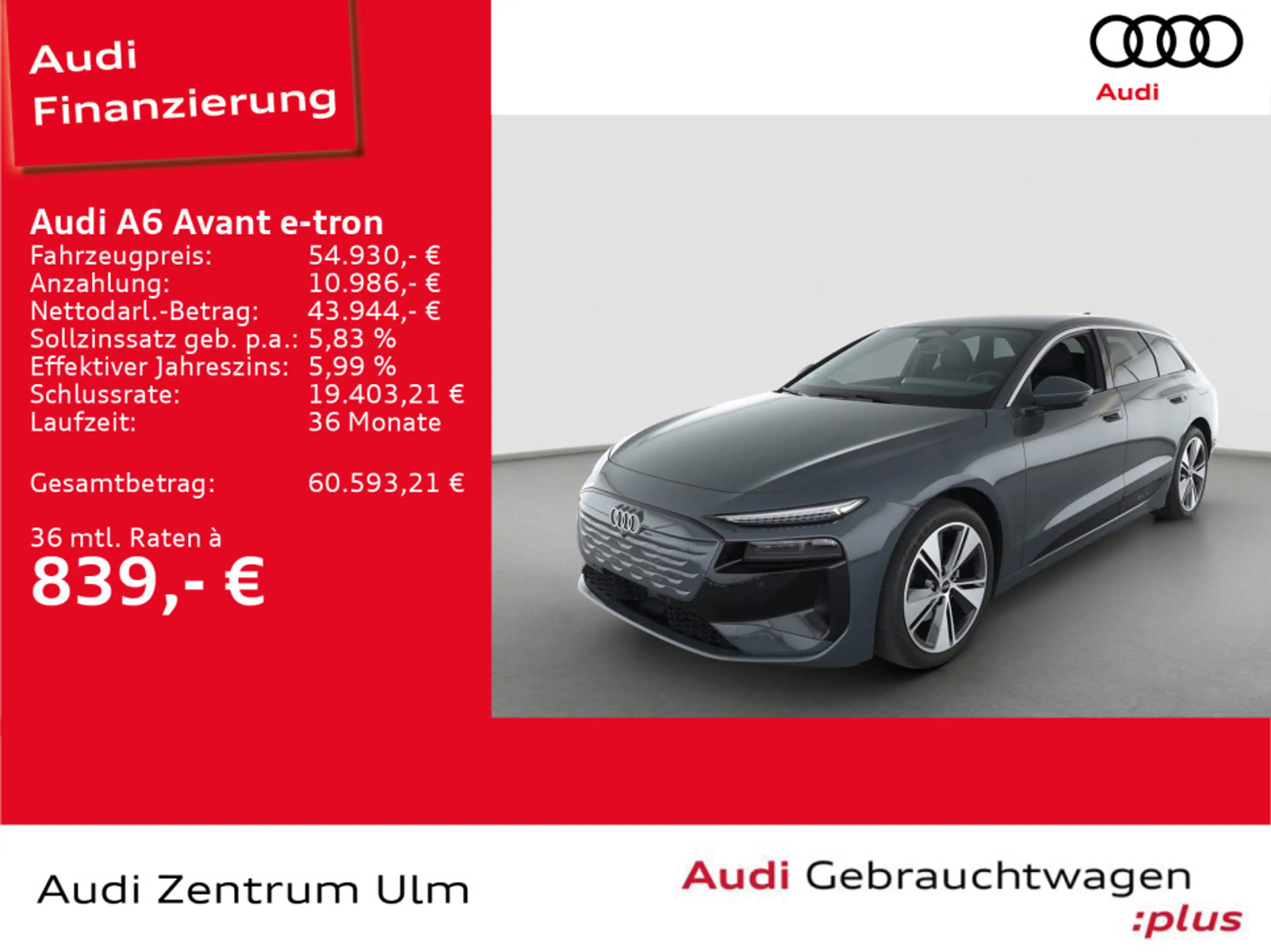 Audi A6 e-tron 20 AHK NAVI MATRIX 5J.GAR. 0,25% — photo 3