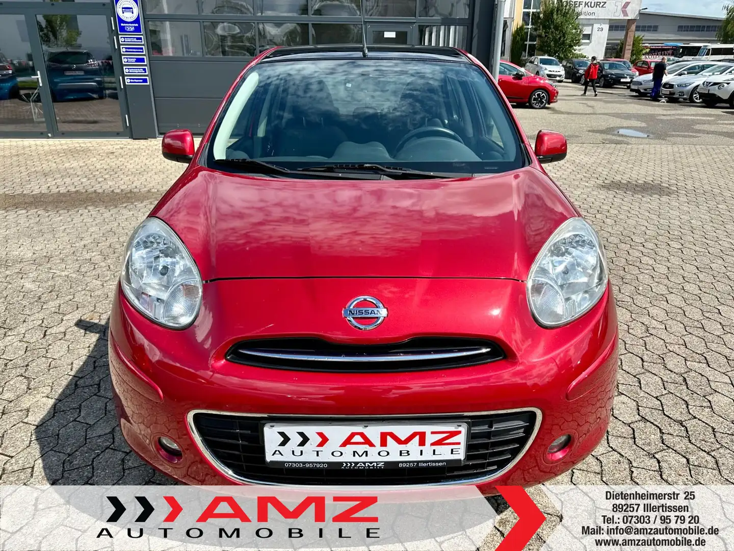 Nissan Micra 1.2 Elle Pano Navi Bluetooth Klimaautomati Rot - 2