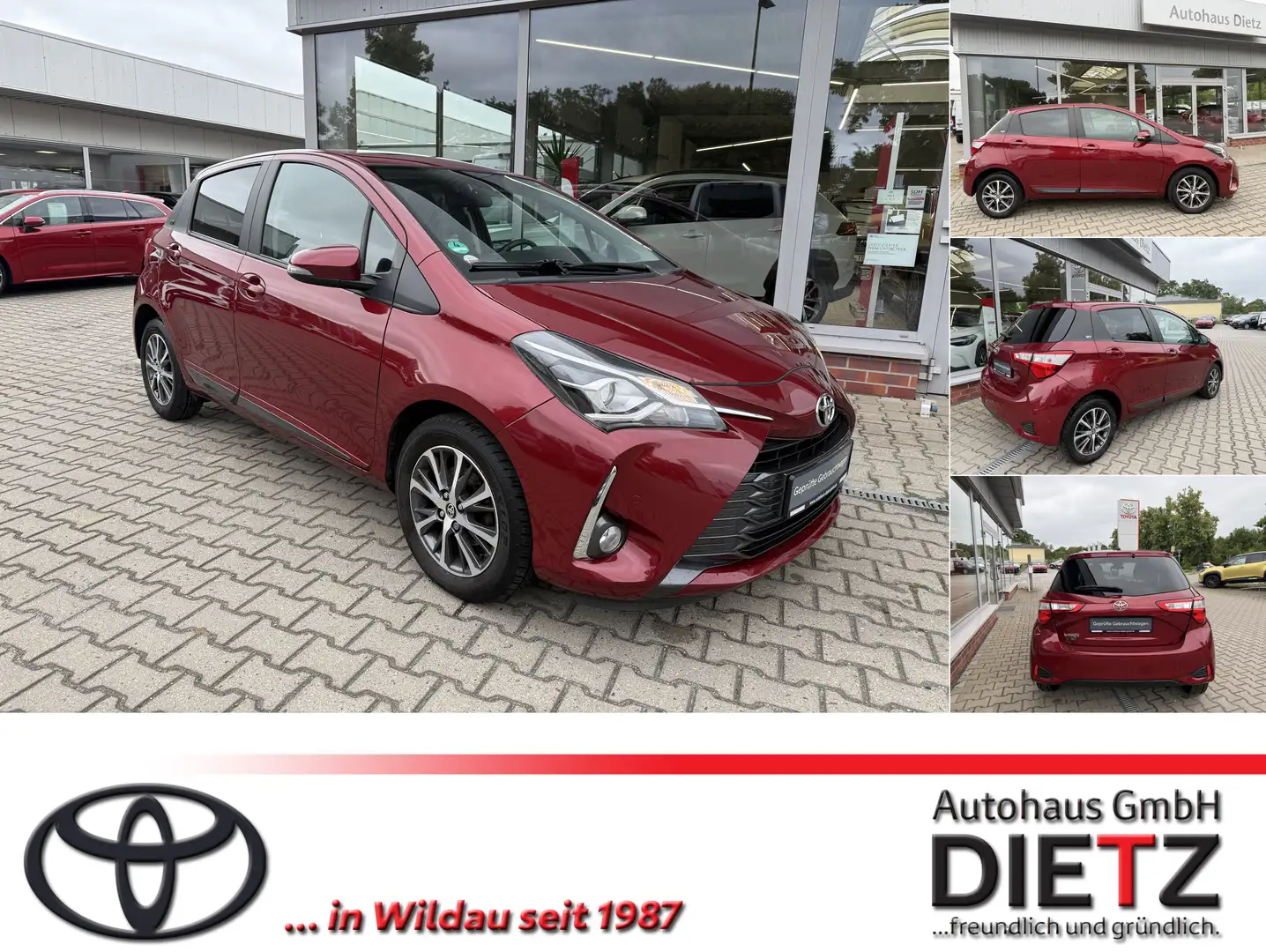Toyota Yaris 1.5 1.5 l Team D *WKR* Rood - 1