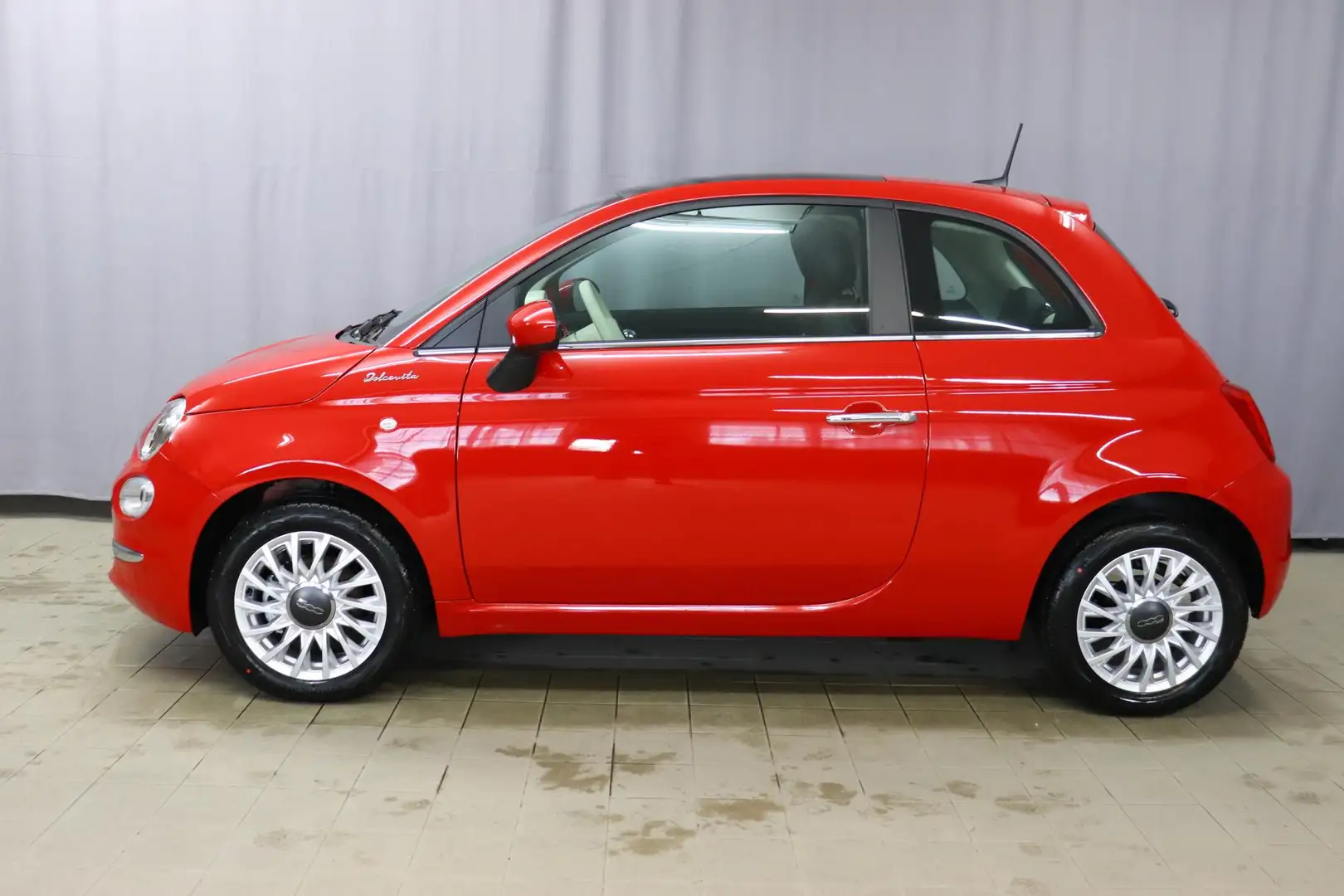 Fiat 500 DOLCEVITA 1.0 GSE 51kW, Panoramadach fest, Klim... Rot - 2