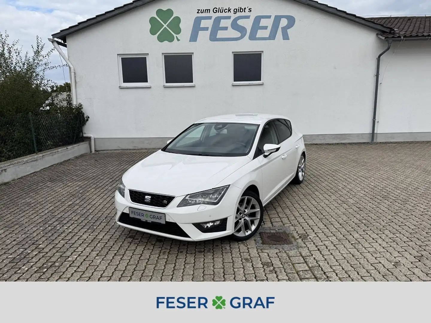 SEAT Leon FR 2.0 TDI NAVI LED PDC SHZ Weiß - 1