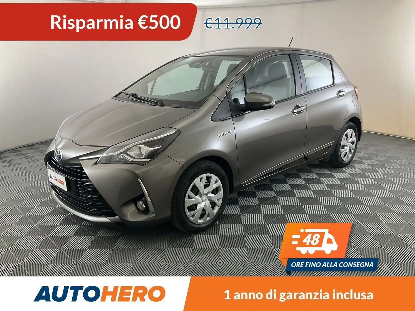 Toyota Yaris 1.5 Hybrid Active FHEV Grigio - 1