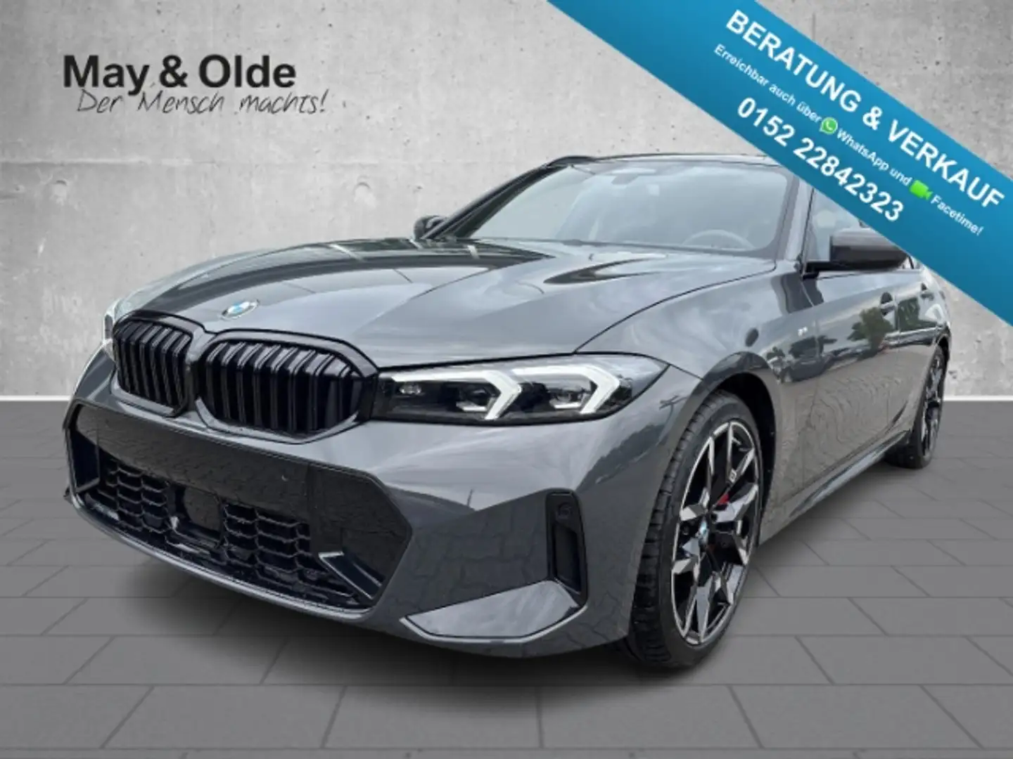 BMW 330 D XDRIVE Sportpaket HUD StandHZG Navi Leder Digita Grau - 1