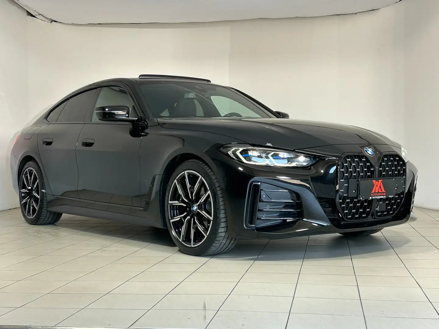 BMW 420 d Gran Coupe Msport + Tetto apribile + Fari laser Nero - 2