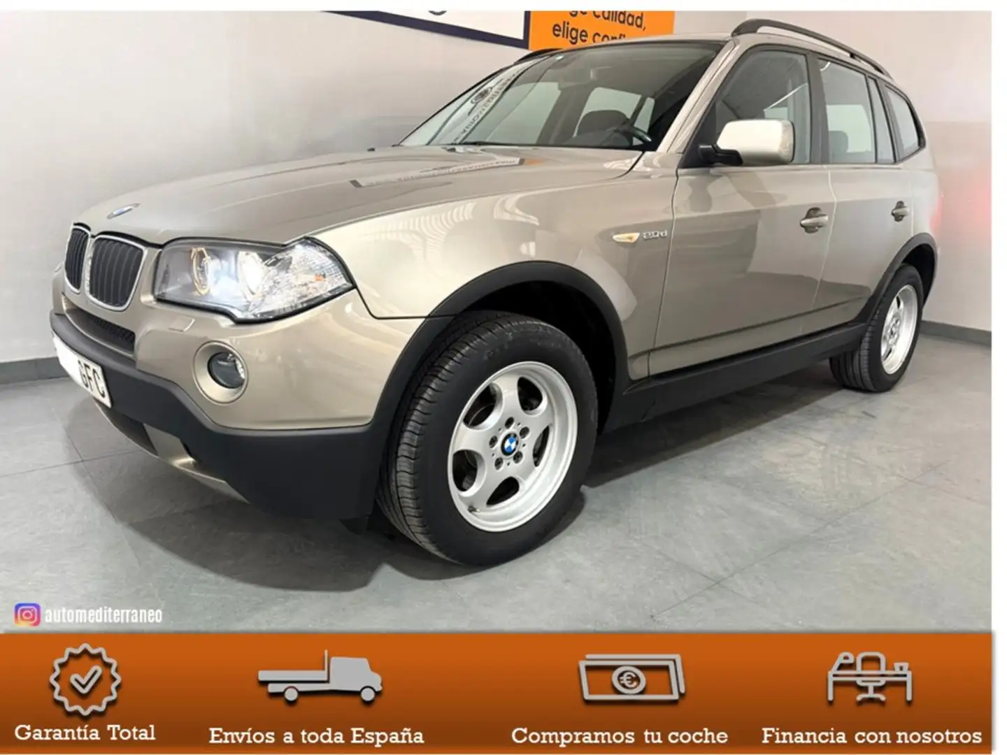 BMW X3 2.0d Beige - 1