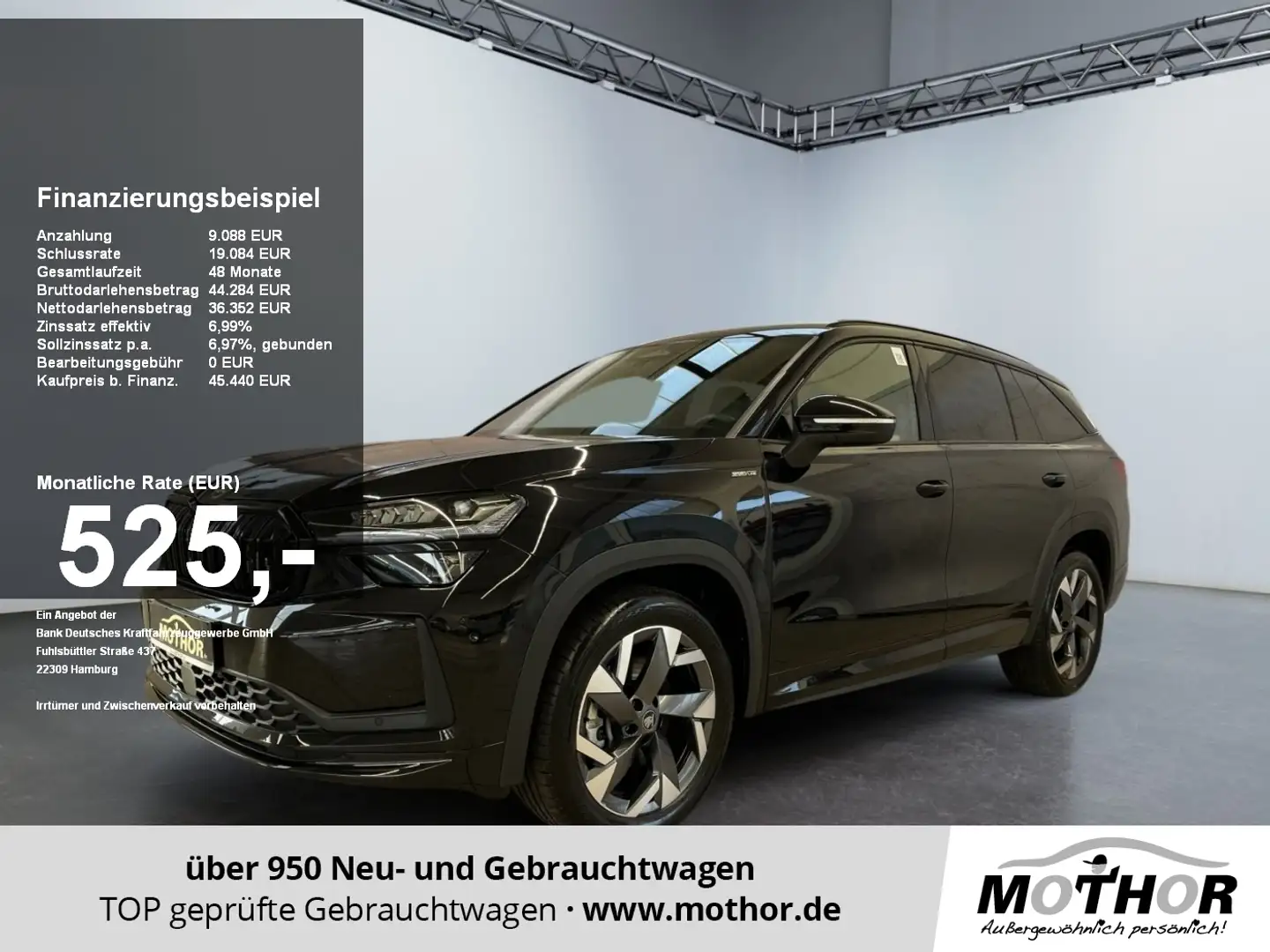 Skoda Kodiaq Sportline 2.0 TDI DSG Lenkradheizung Schwarz - 1