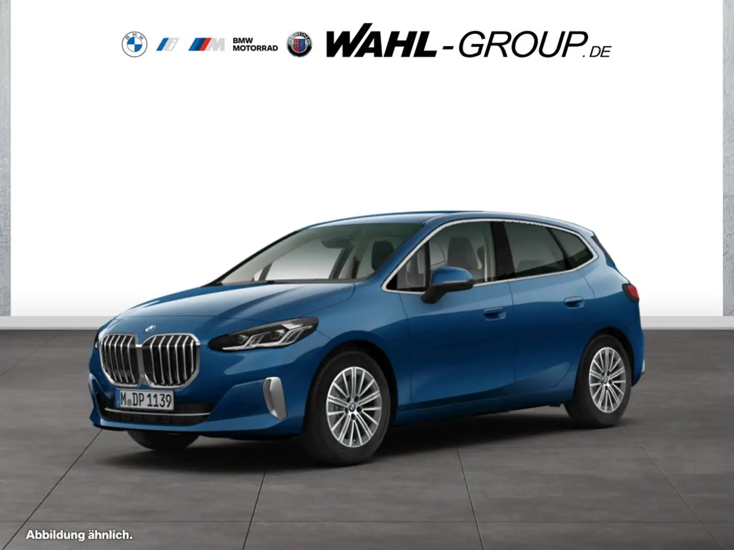 BMW 220 i Active Tourer LuxuryL LED Komfortzg. AHK Shz Blauw - 1
