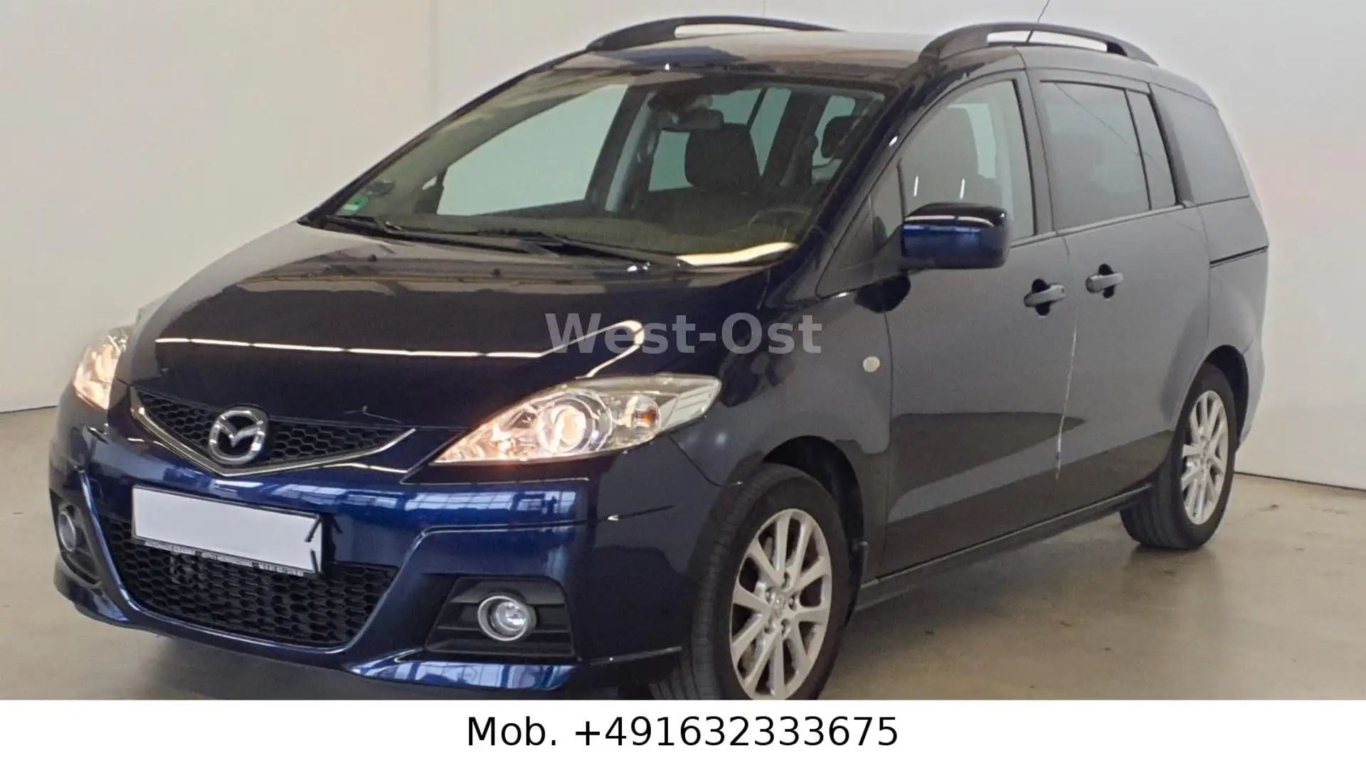 Mazda 5 Lim. 2.0 Active 7 Sitze Klima 1 Hand HU/AU neu Azul - 1