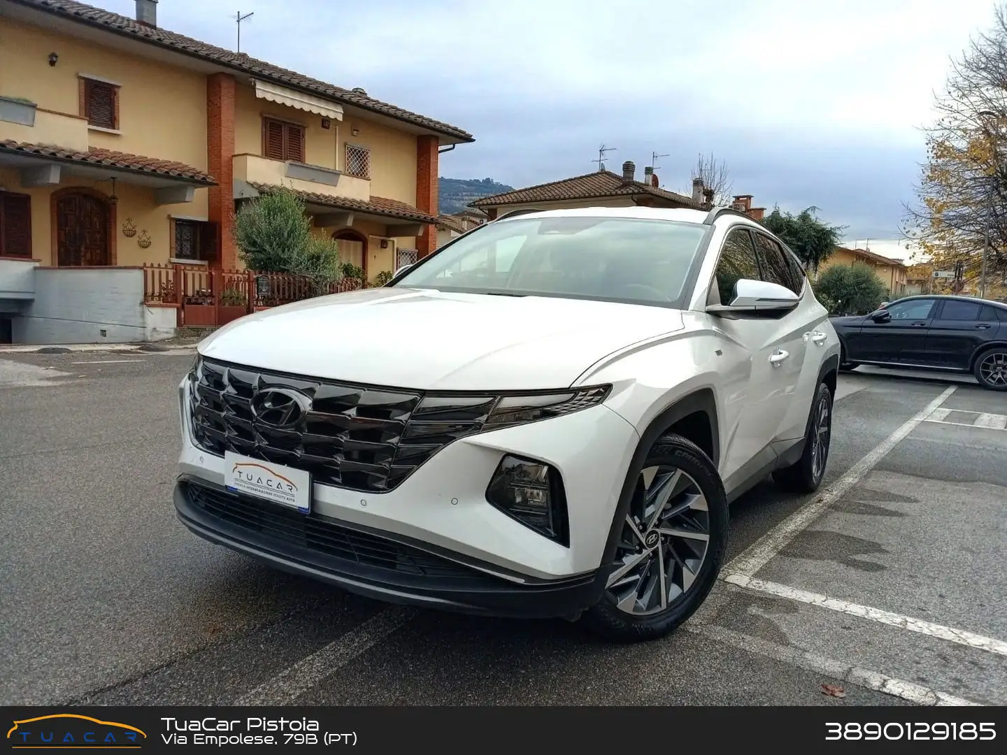 Hyundai TUCSON Exellence 1.6 CRDi 48V MHEV Blanc - 1