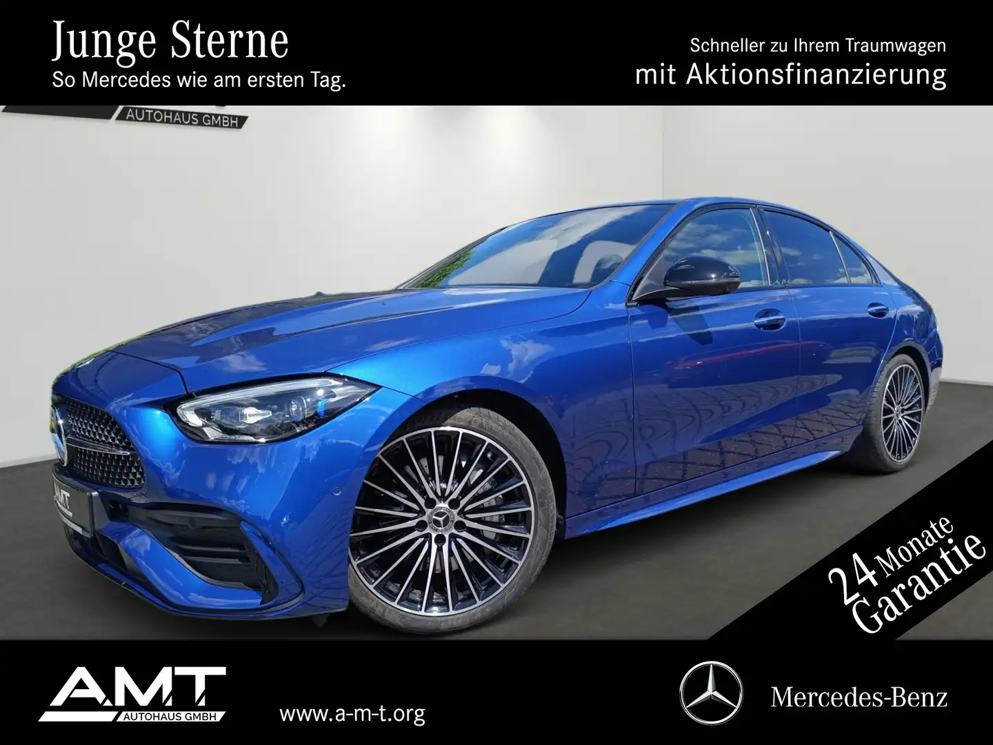 Mercedes-Benz C 300 C 300 d AMG Prem.*Pano*Distronic*360°*Digital*19 Bleu - 1