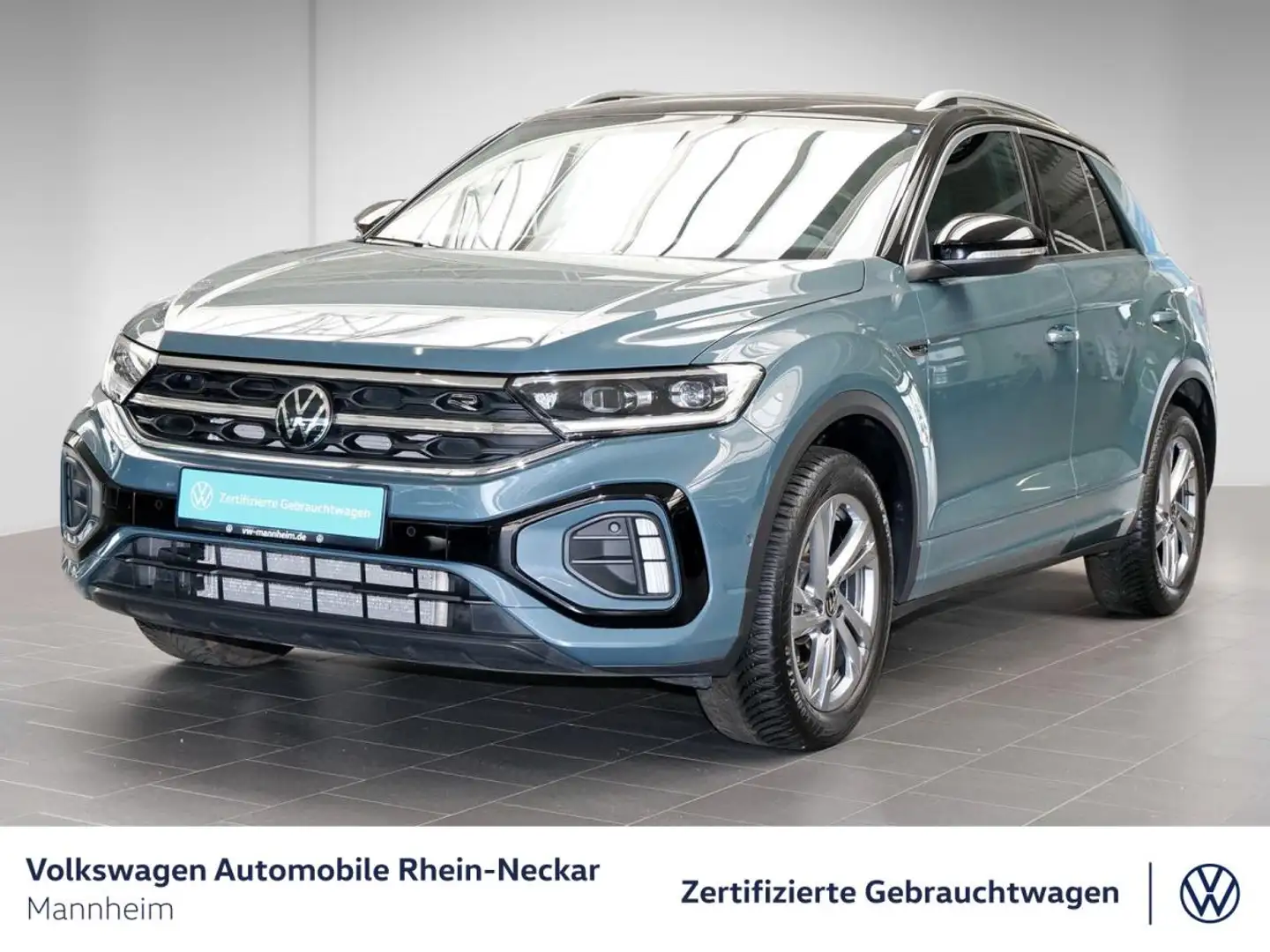Volkswagen T-Roc 2.0 TDI R-Line DSG Navi AHK Kamera usw Blau - 2