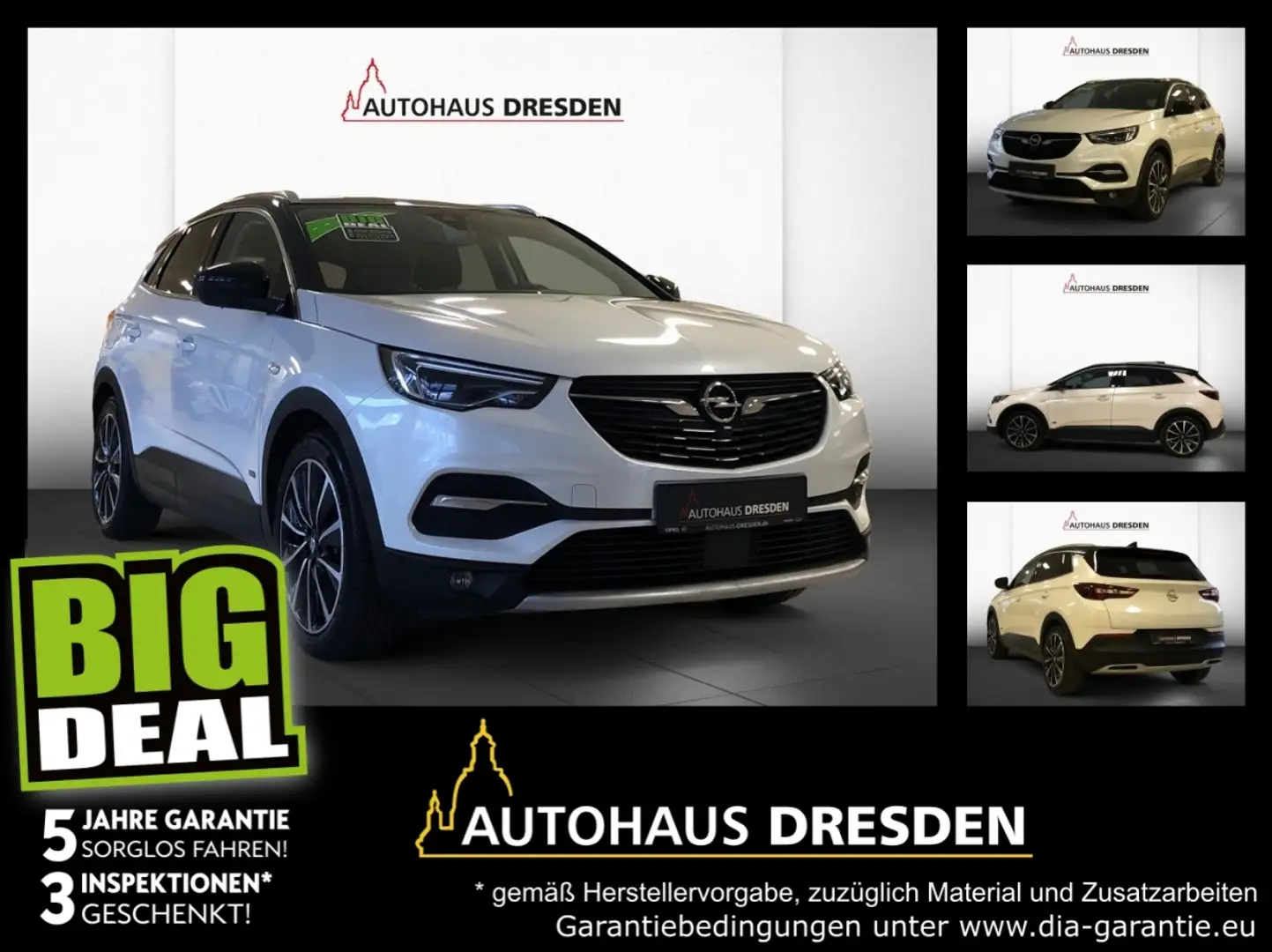 Opel Grandland X 1.6 Turbo PHEV *Bi-LED*ACC*NAVI*DAB* Белый - 1