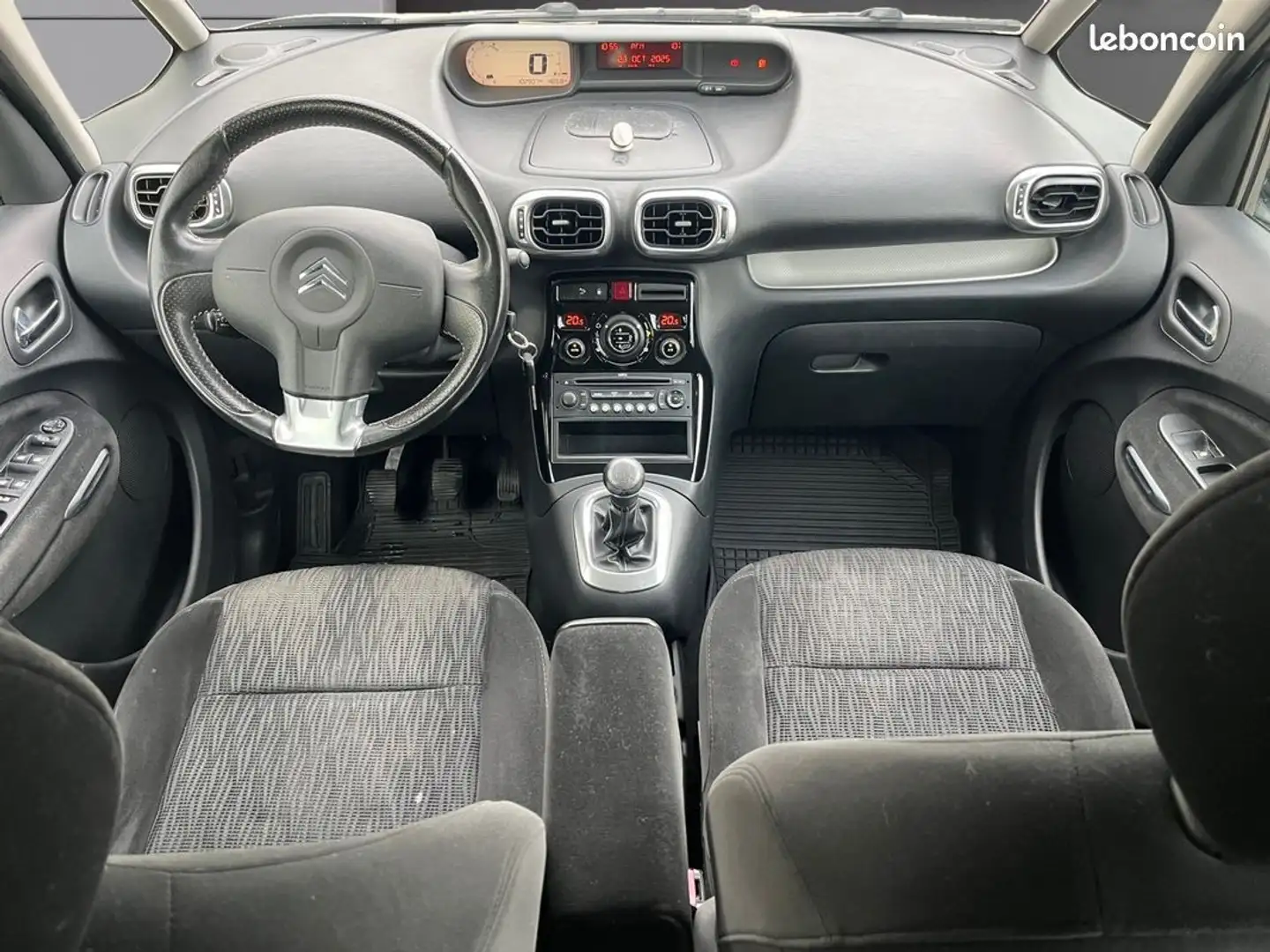 Citroen C3 Picasso 1.6 VTi 120 Ch Exclusive Garantie 12 mois Gris - 2