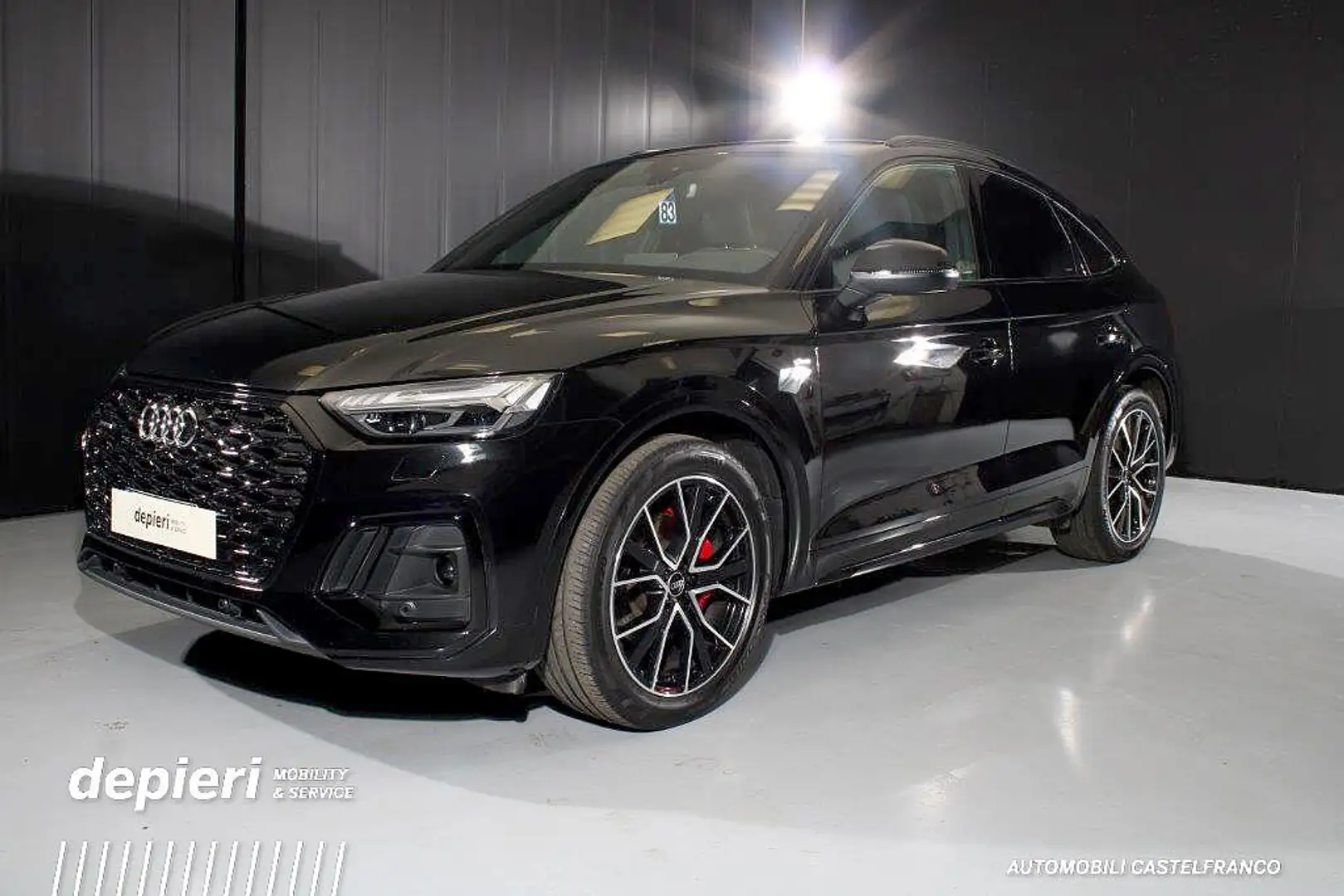 Audi Q5 Sportback 40 TDI quattro S tronic S line plus MHEV Zwart - 1
