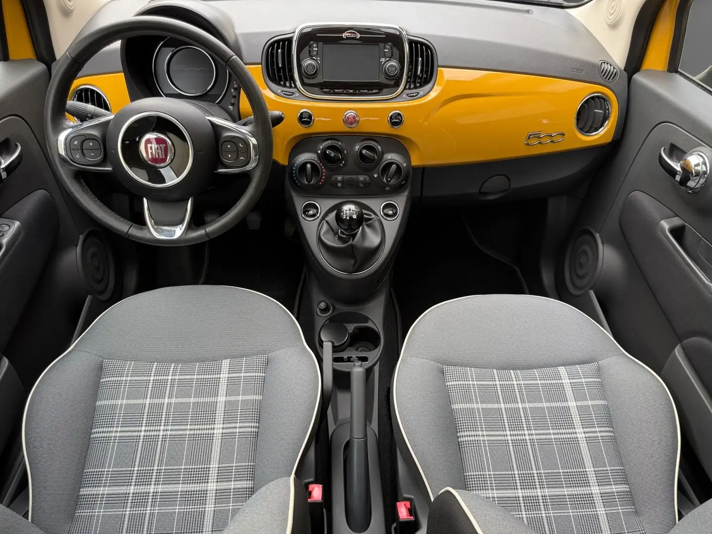 Fiat 500 500 0.9 85 ch TwinAir S\u0026amp;S Lounge Jaune - 2