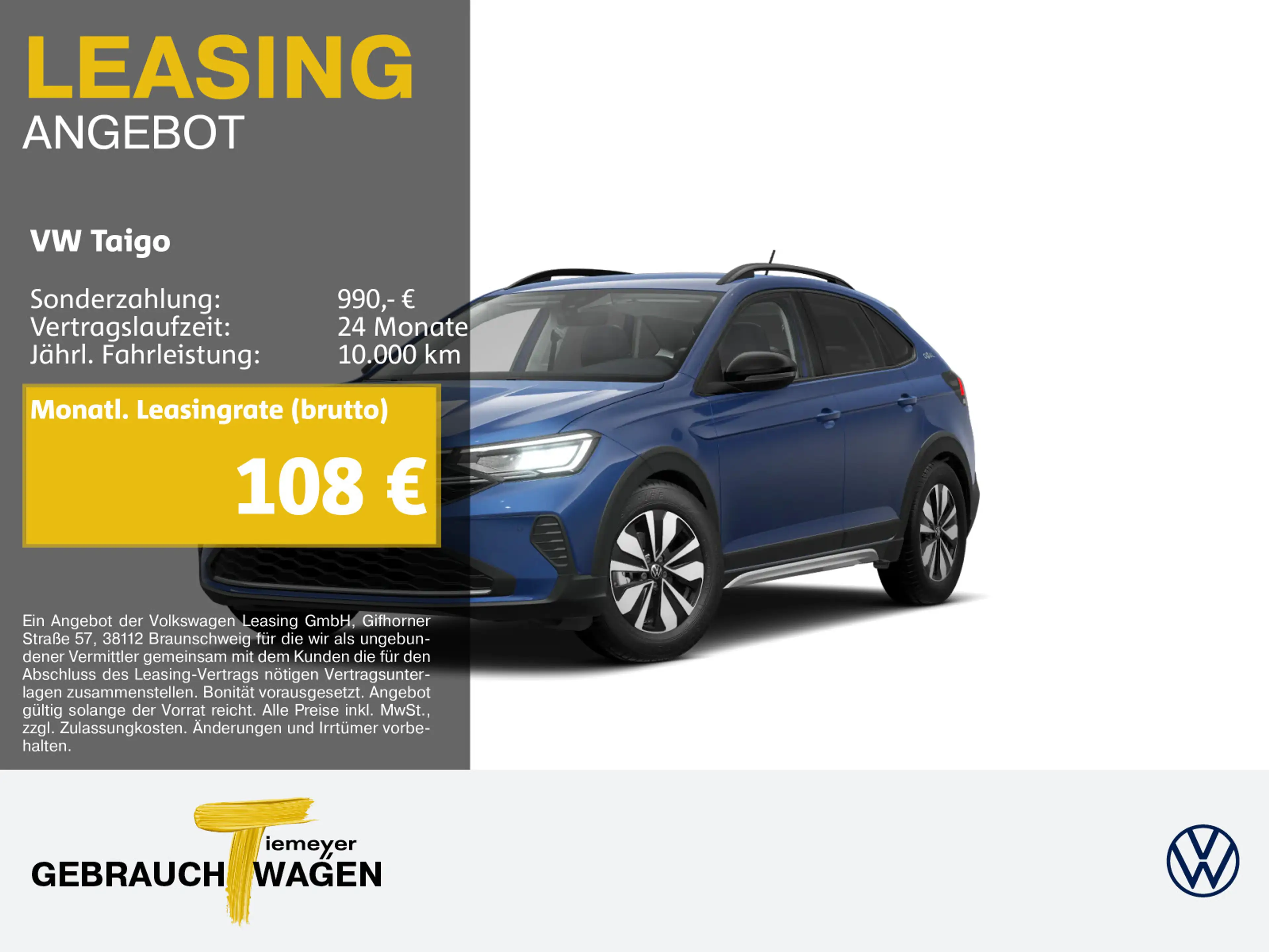 Volkswagen Taigo 1.0 TSI GOAL LED APP-CONNECT KAMERA LM16