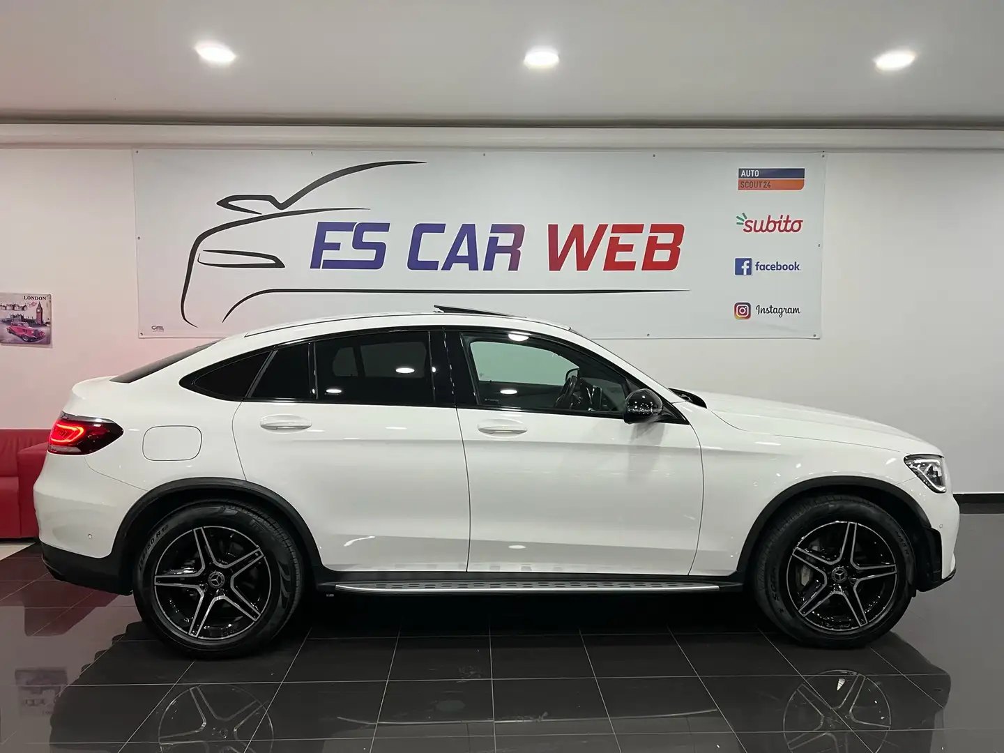 Mercedes-Benz GLC 220 d Coupe Premium Plus 4matic auto 194 cv Weiß - 2