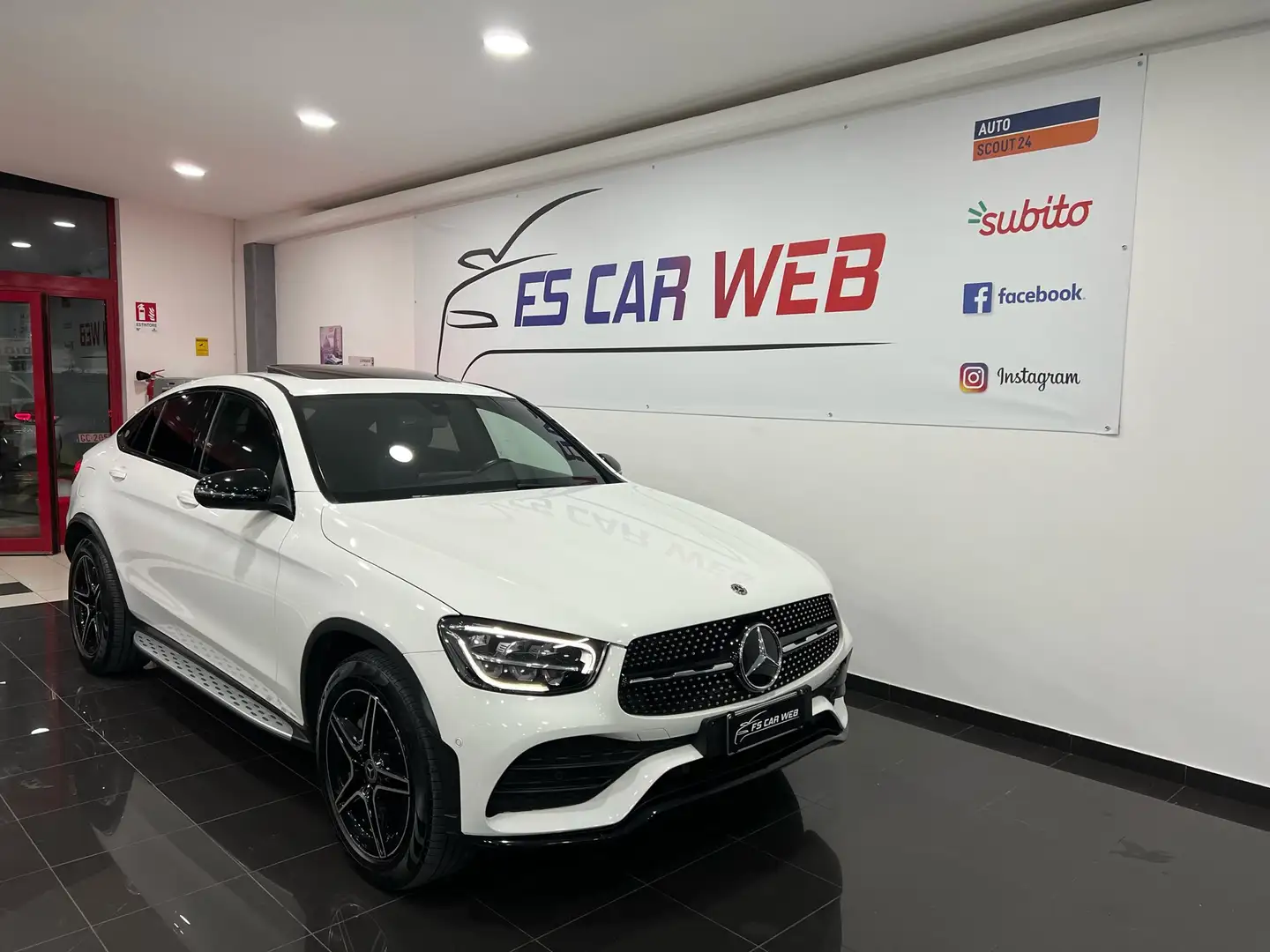 Mercedes-Benz GLC 220 d Coupe Premium Plus 4matic auto 194 cv Weiß - 1